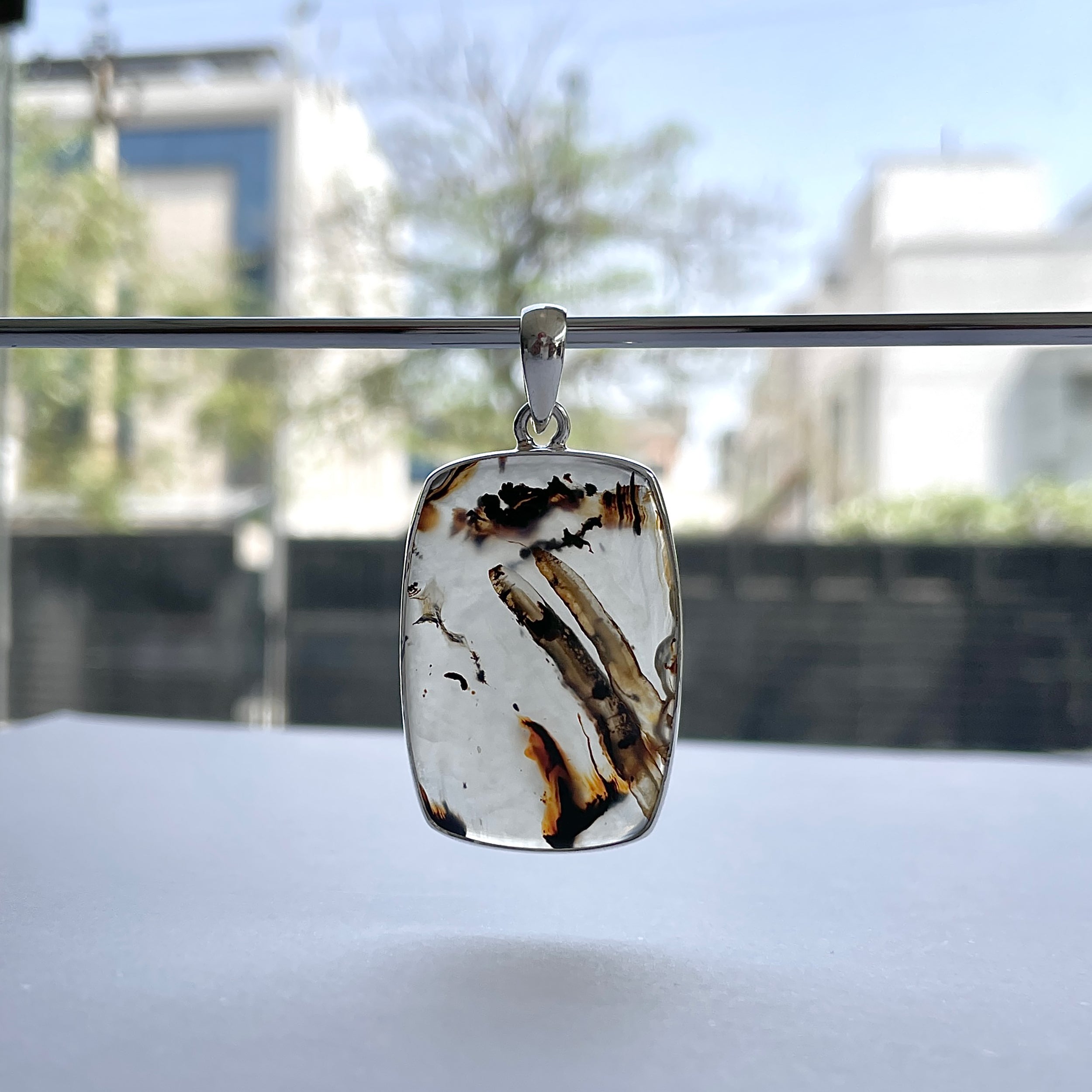 Montana Agate Pendant-(MTA-P-94.)