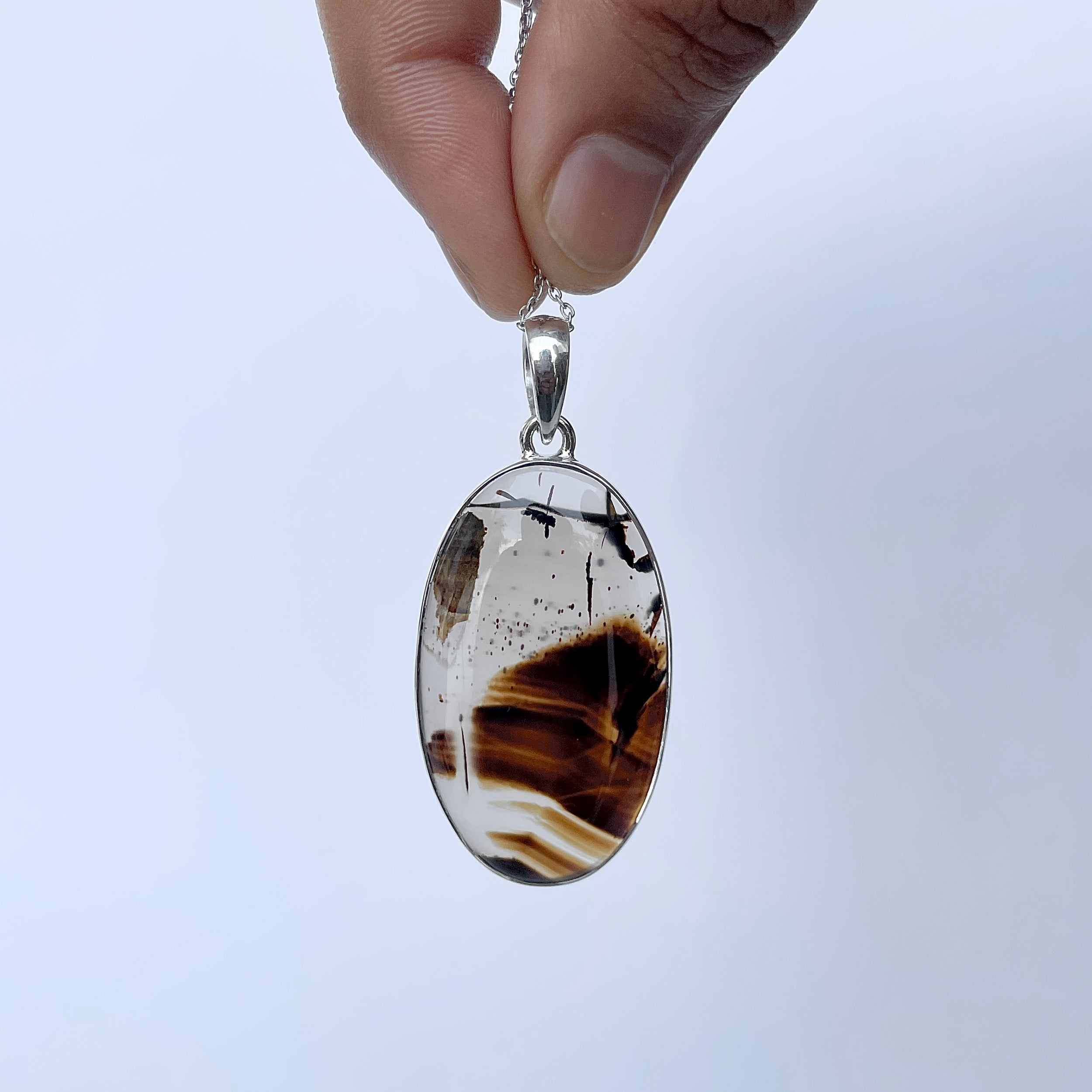 Montana Agate Pendant-(MTA-P-95.)