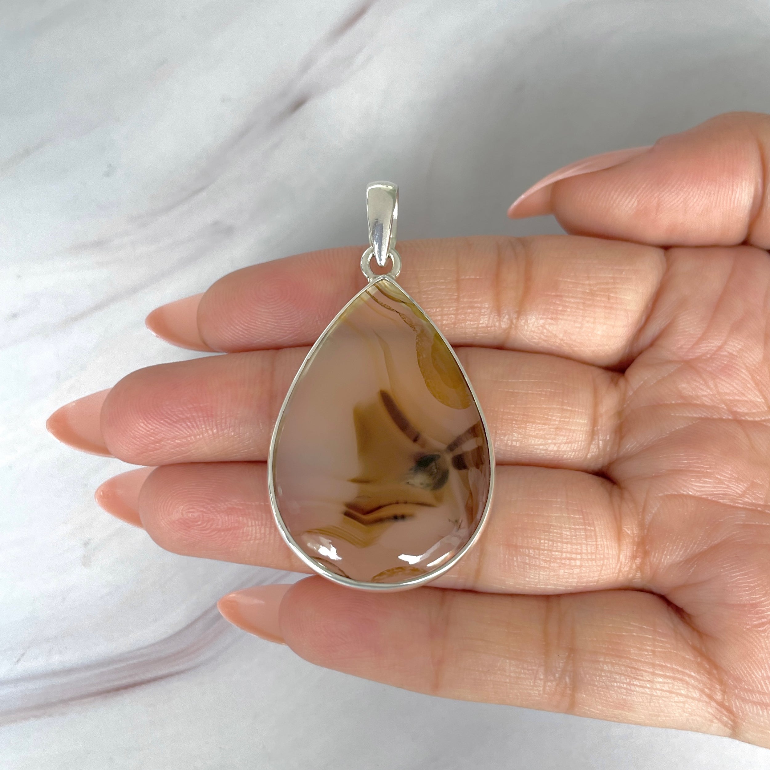 Montana Agate Pendant-(MTA-P-96.)