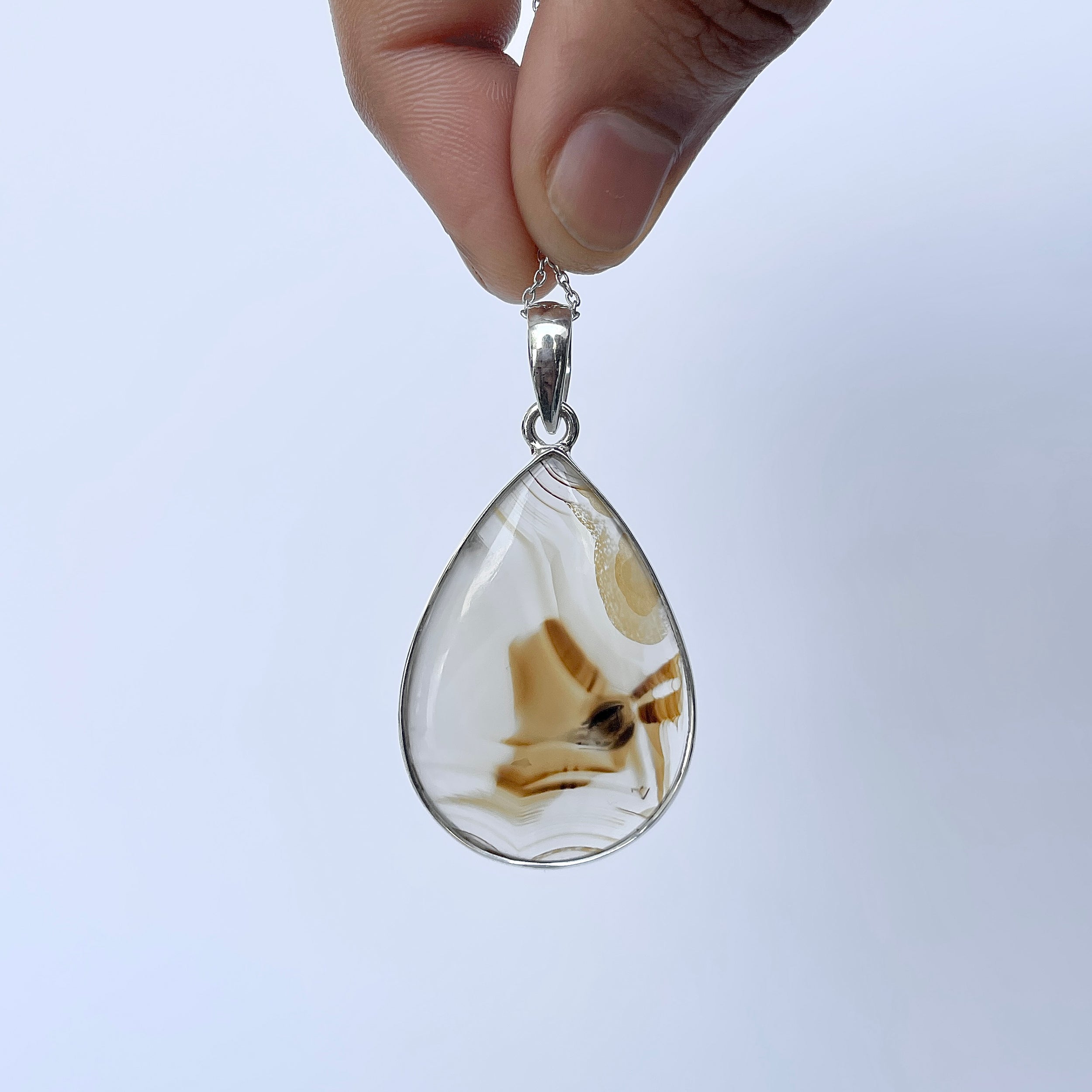 Montana Agate Pendant-(MTA-P-96.)