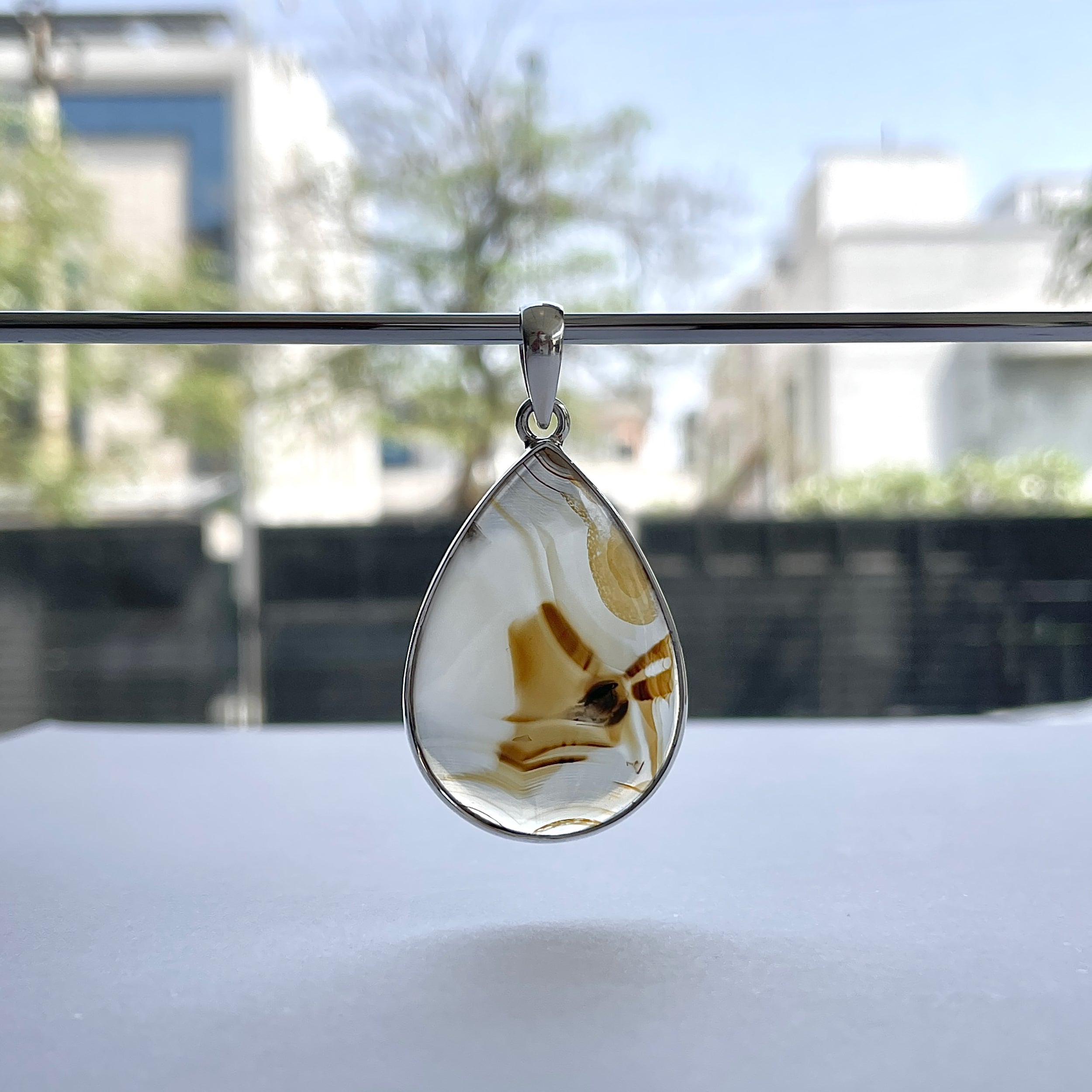 Montana Agate Pendant-(MTA-P-96.)