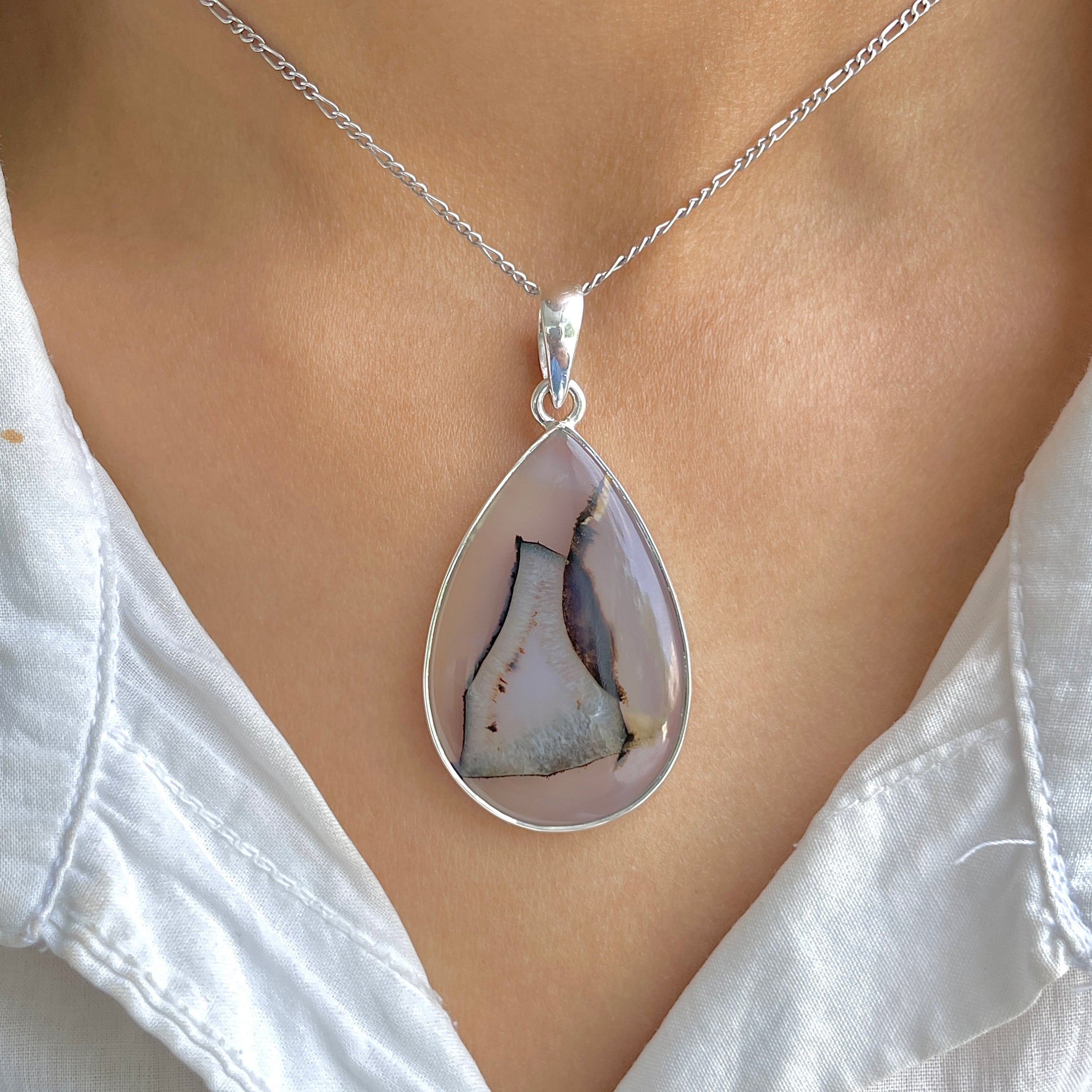 Montana Agate Pendant-(MTA-P-97.)