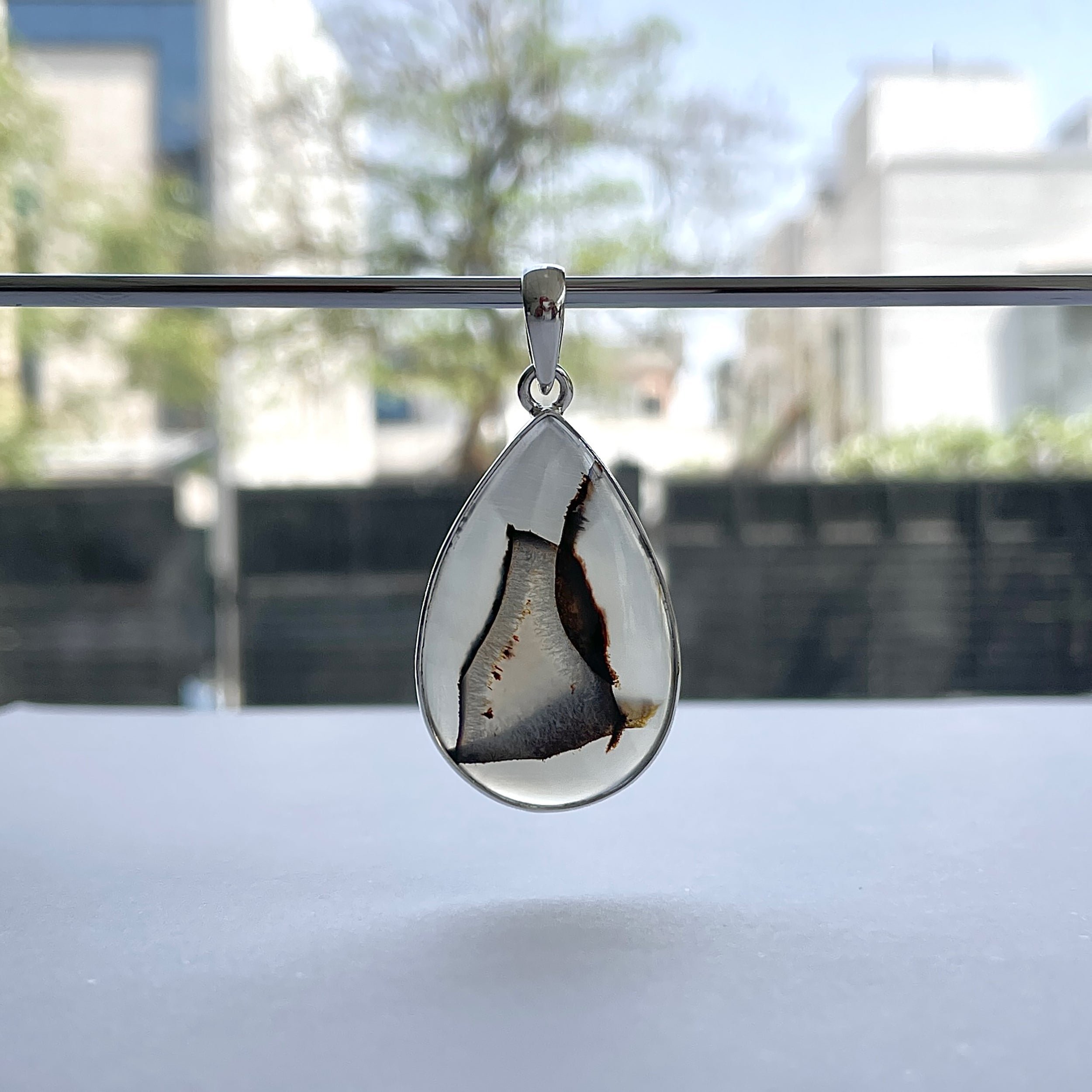 Montana Agate Pendant-(MTA-P-97.)