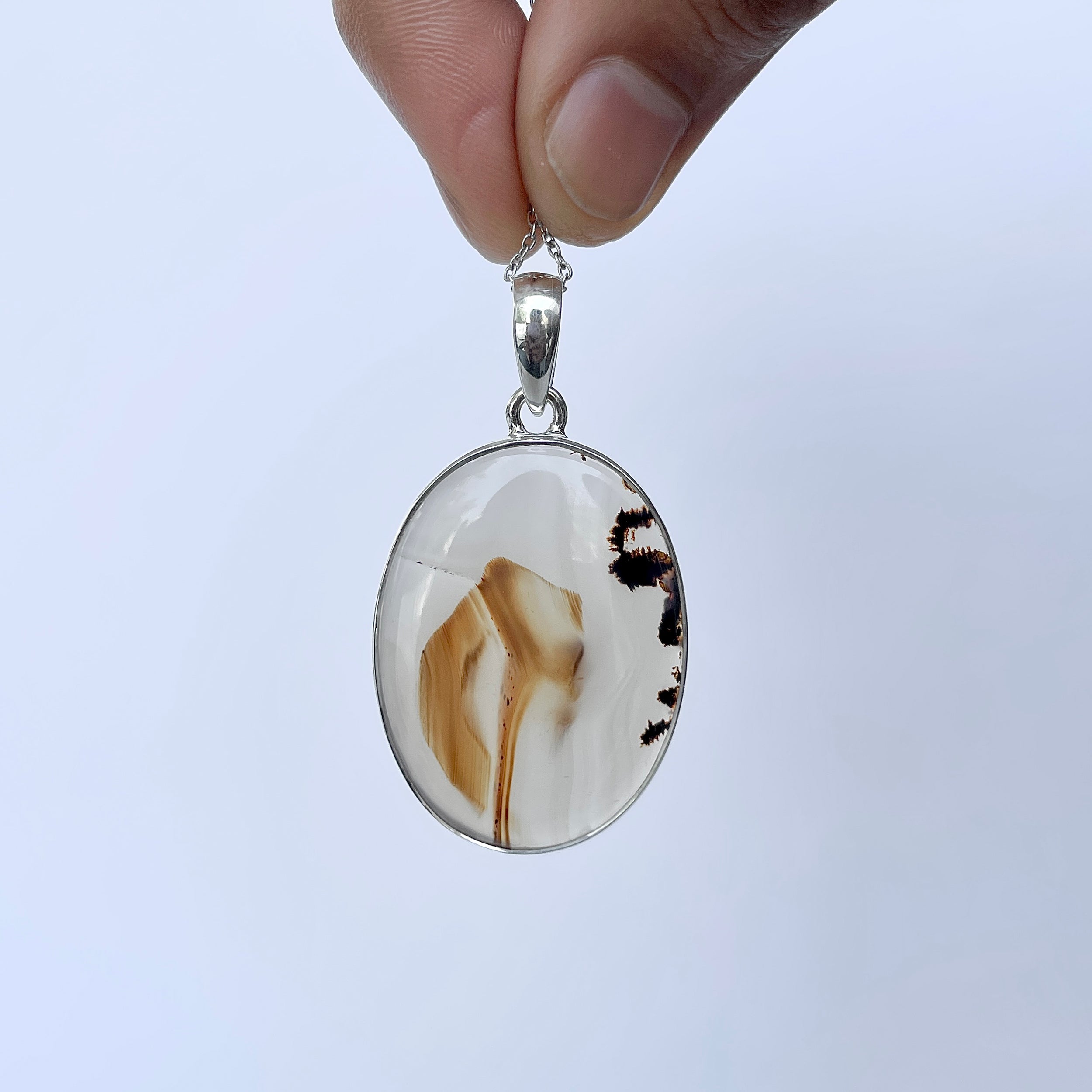 Montana Agate Pendant-(MTA-P-98.)