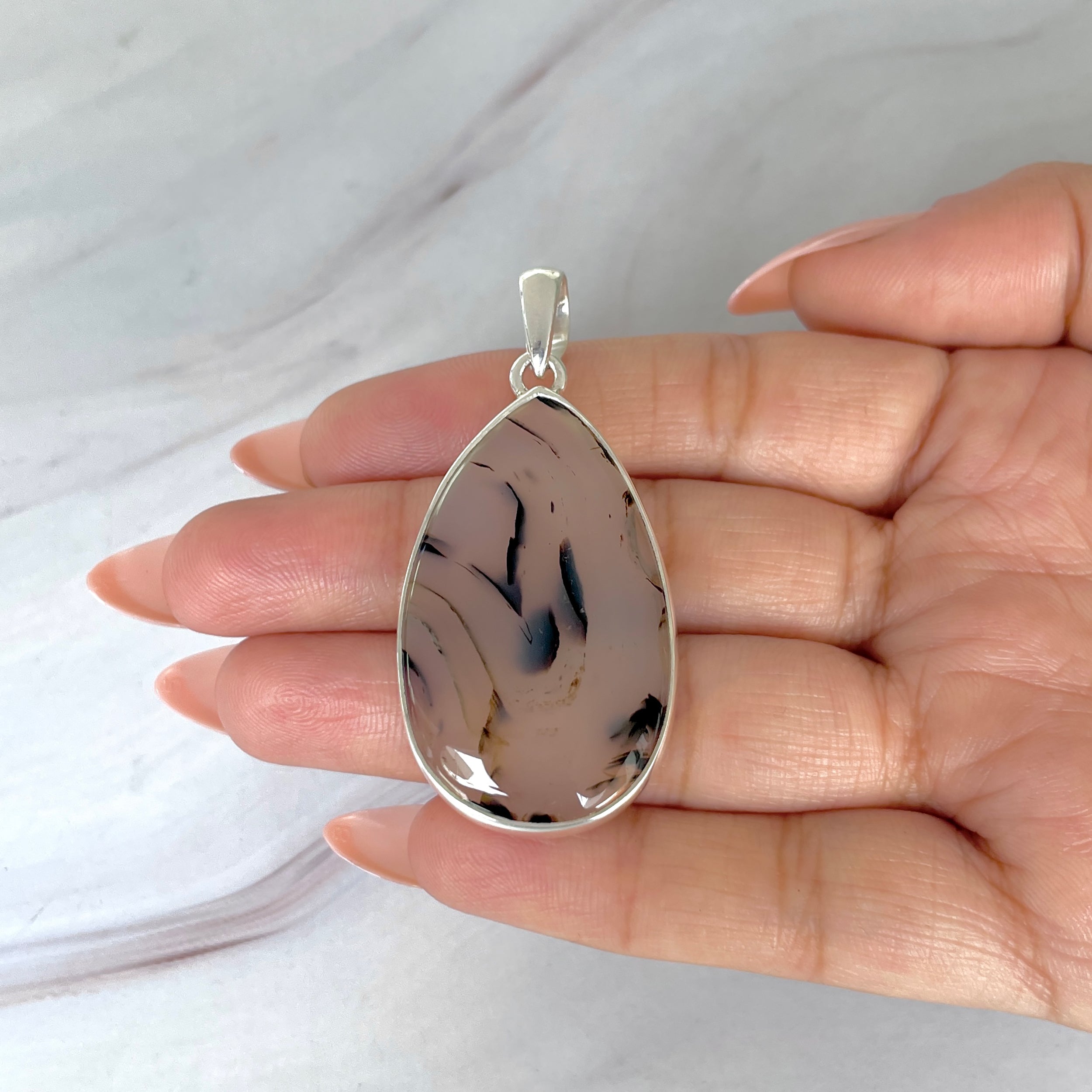 Montana Agate Pendant-(MTA-P-99.)