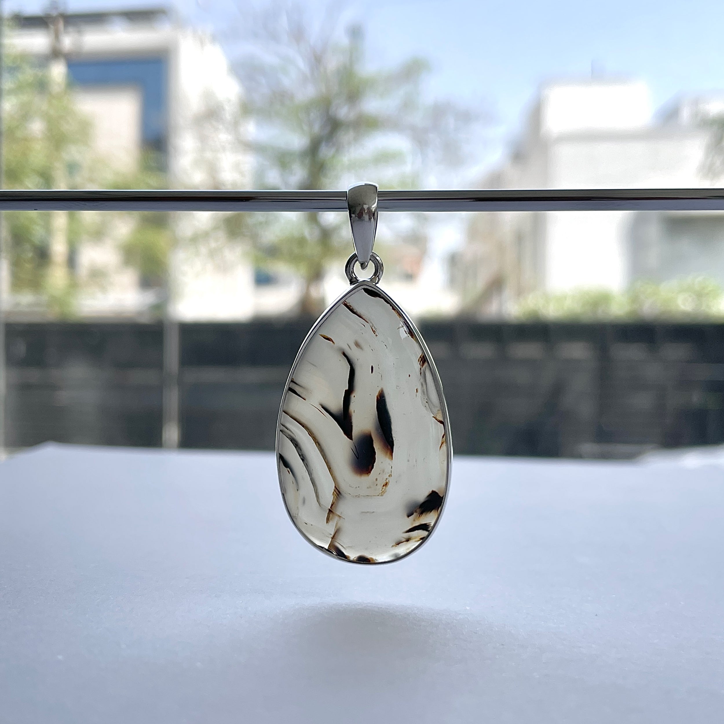Montana Agate Pendant-(MTA-P-99.)