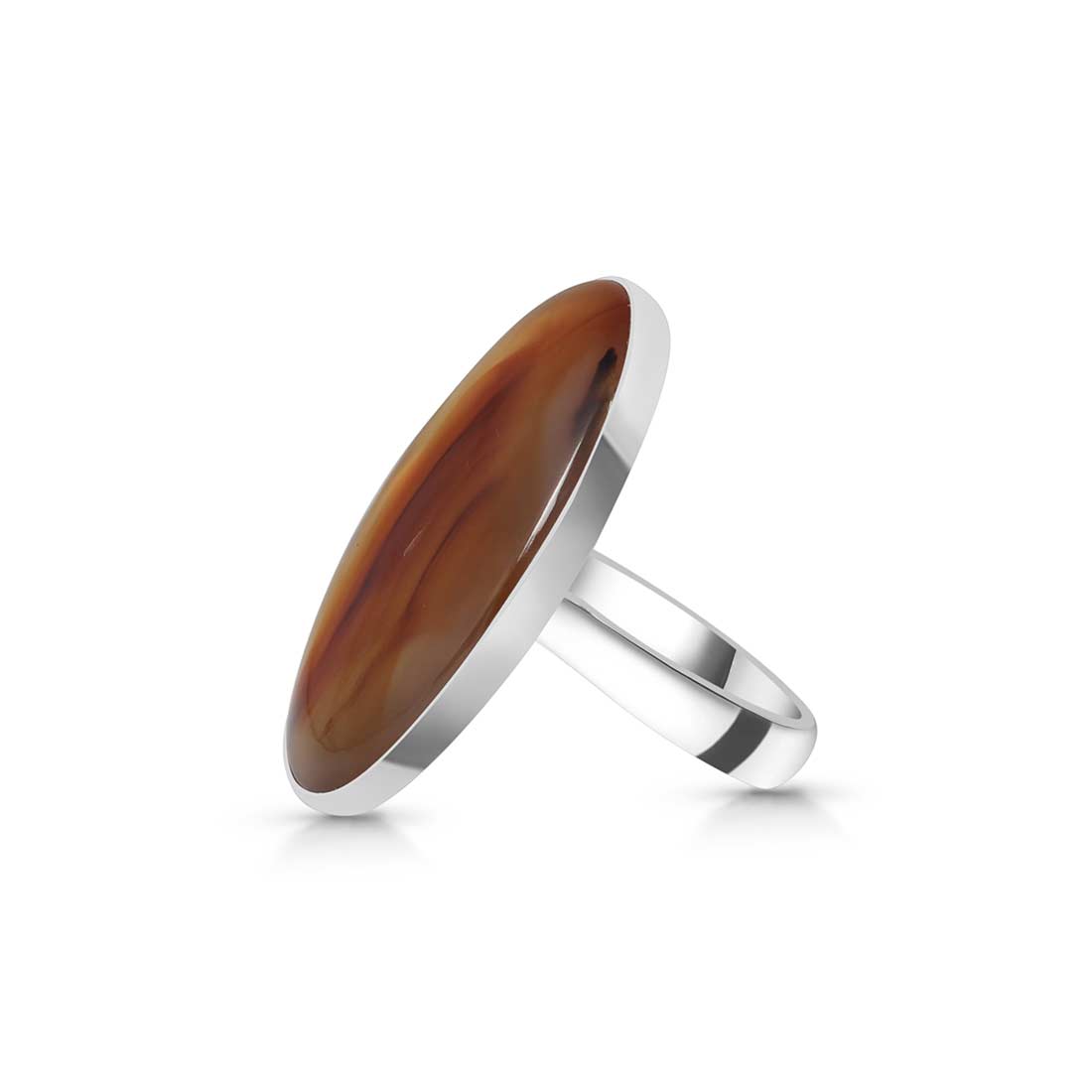 Montana Agate Ring Size 8-(MTA-R-18.)