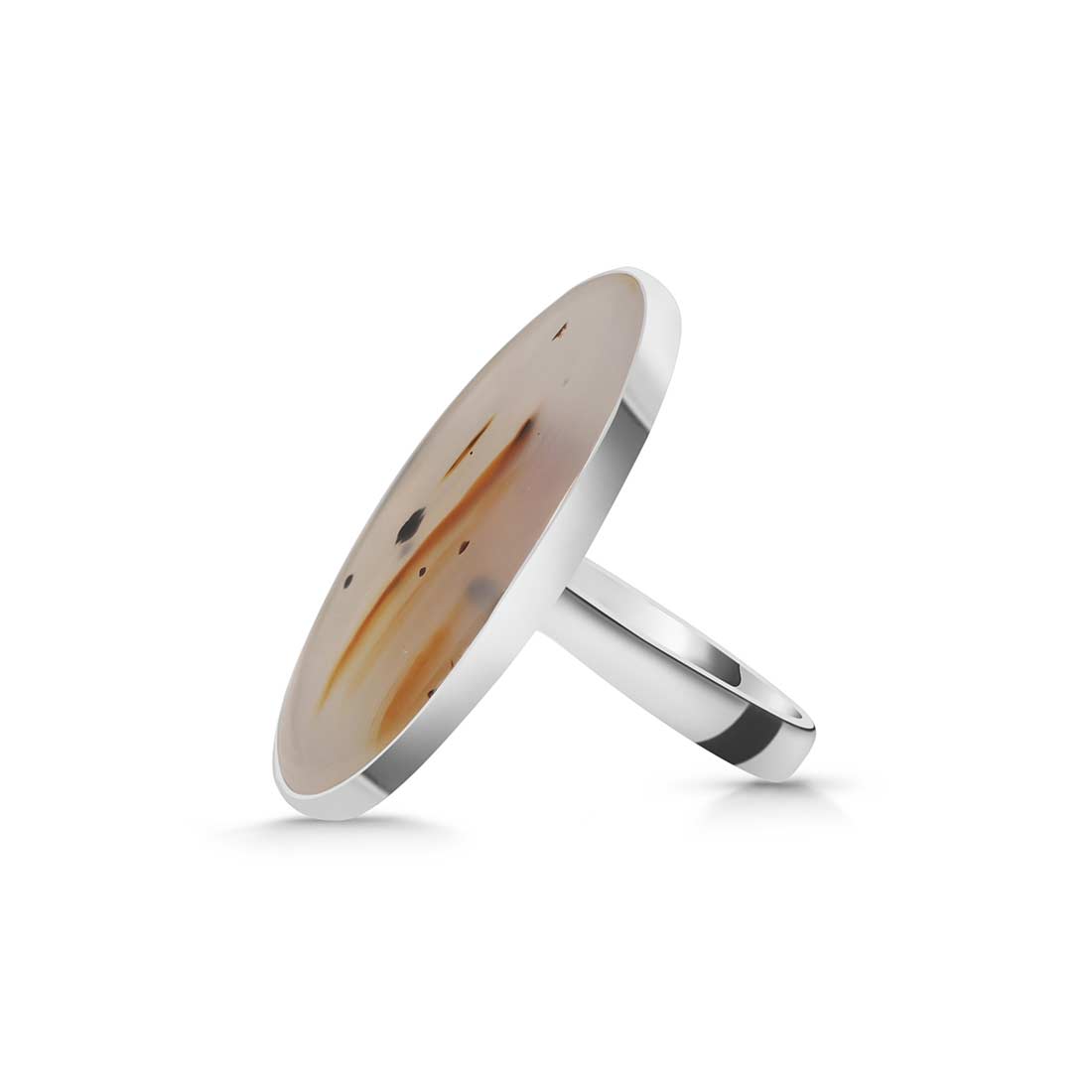 Montana Agate Ring Size 8-(MTA-R-23.)