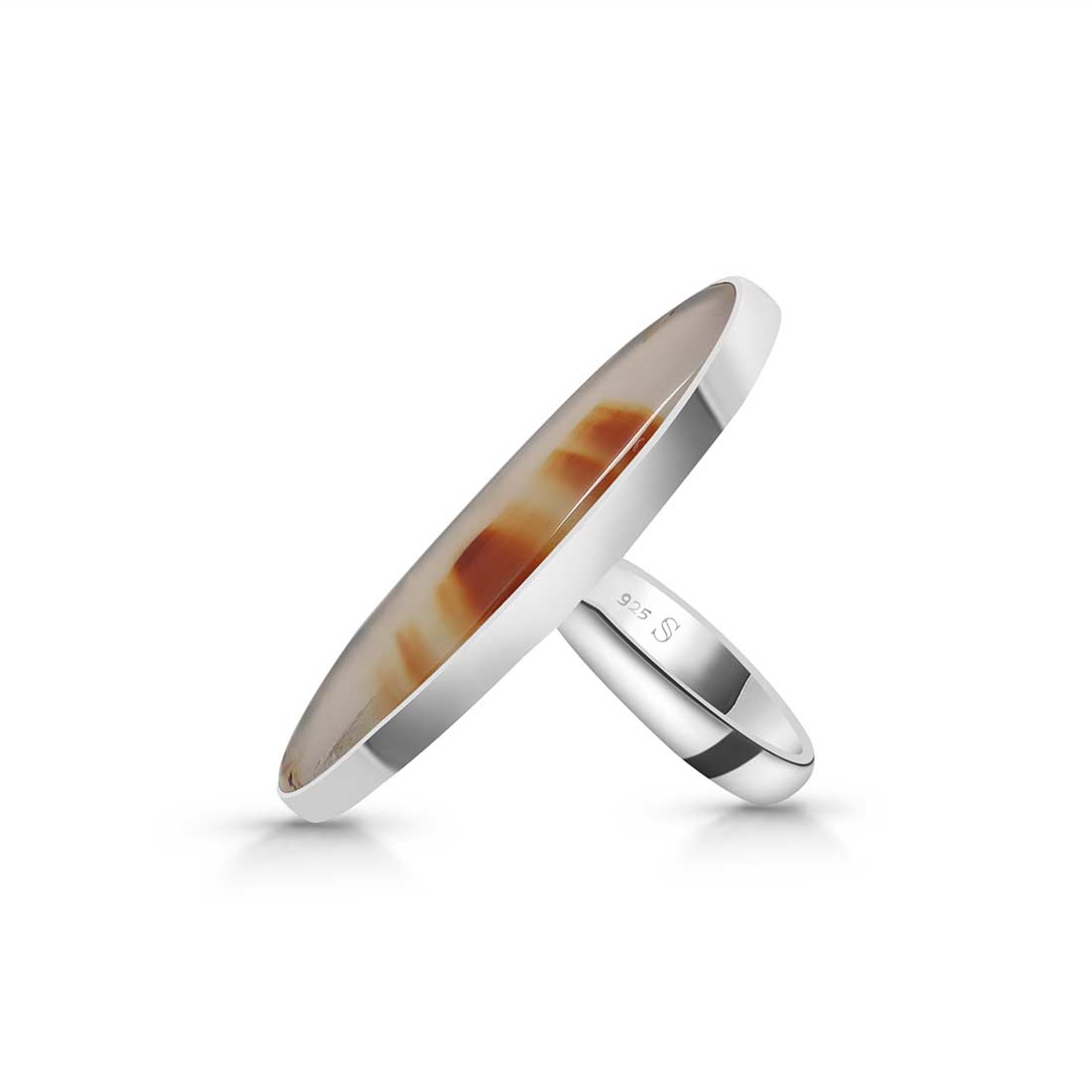 Montana Agate Ring Size 7-(MTA-R-31.)