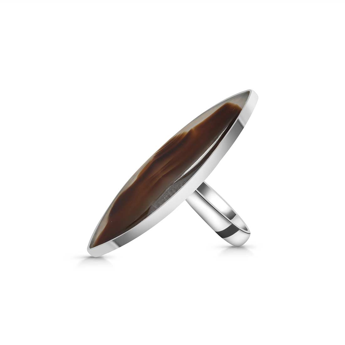 Montana Agate Ring Size 8-(MTA-R-32.)