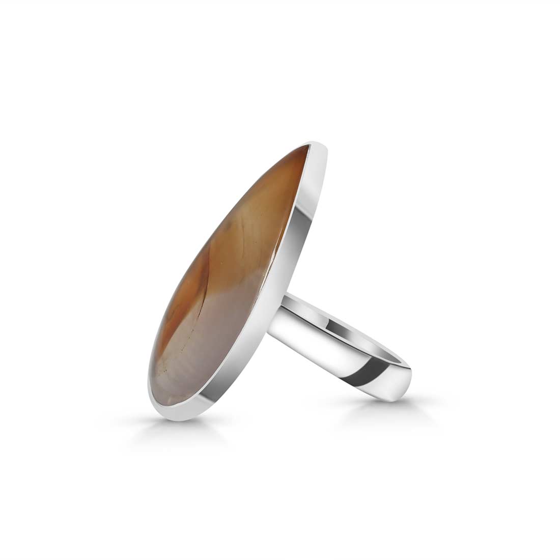 Montana Agate Ring Size 6-(MTA-R-42.)