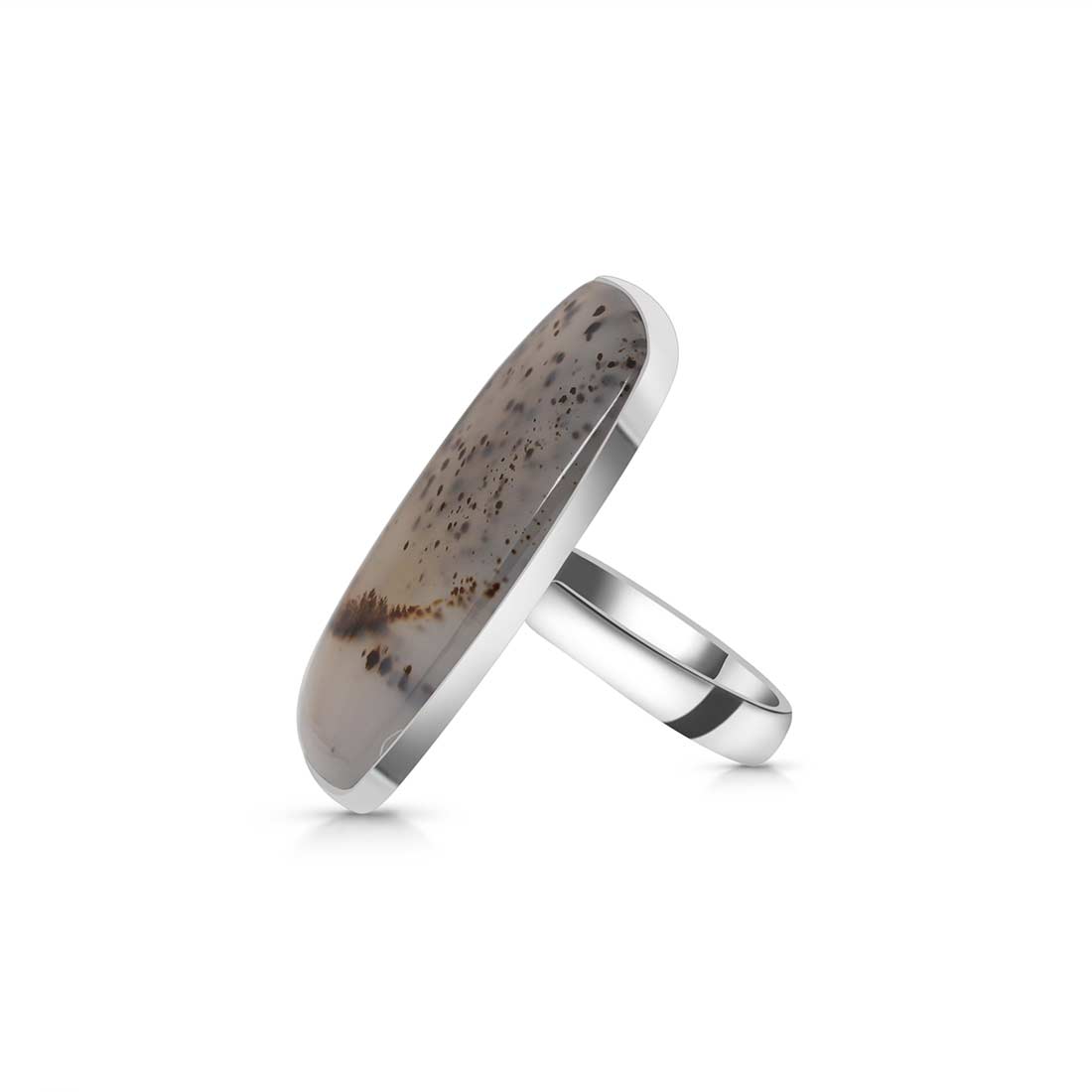 Montana Agate Ring Size 8-(MTA-R-44.)