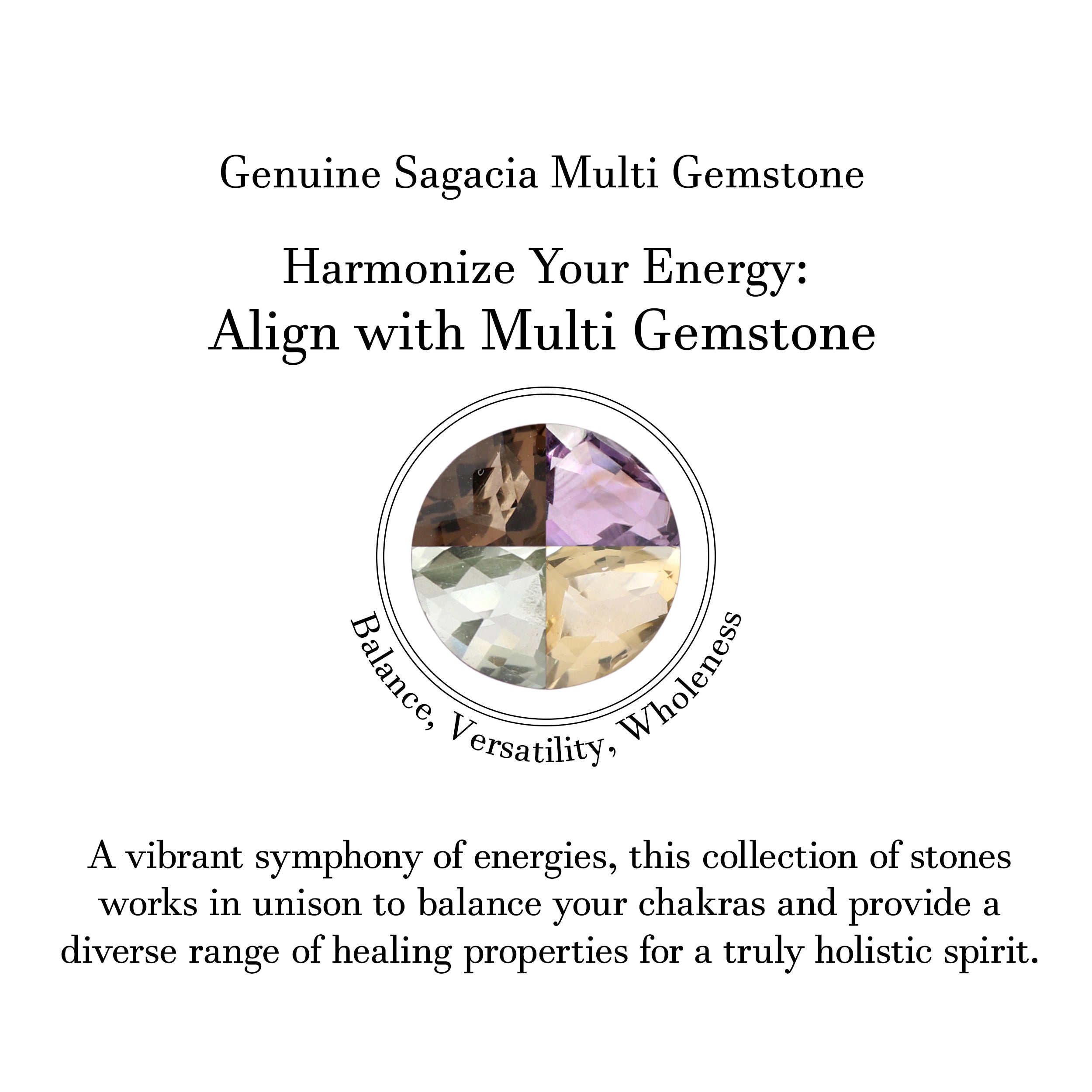 Multi Gemstone Adjustable Ring-(MLS-R-18.)