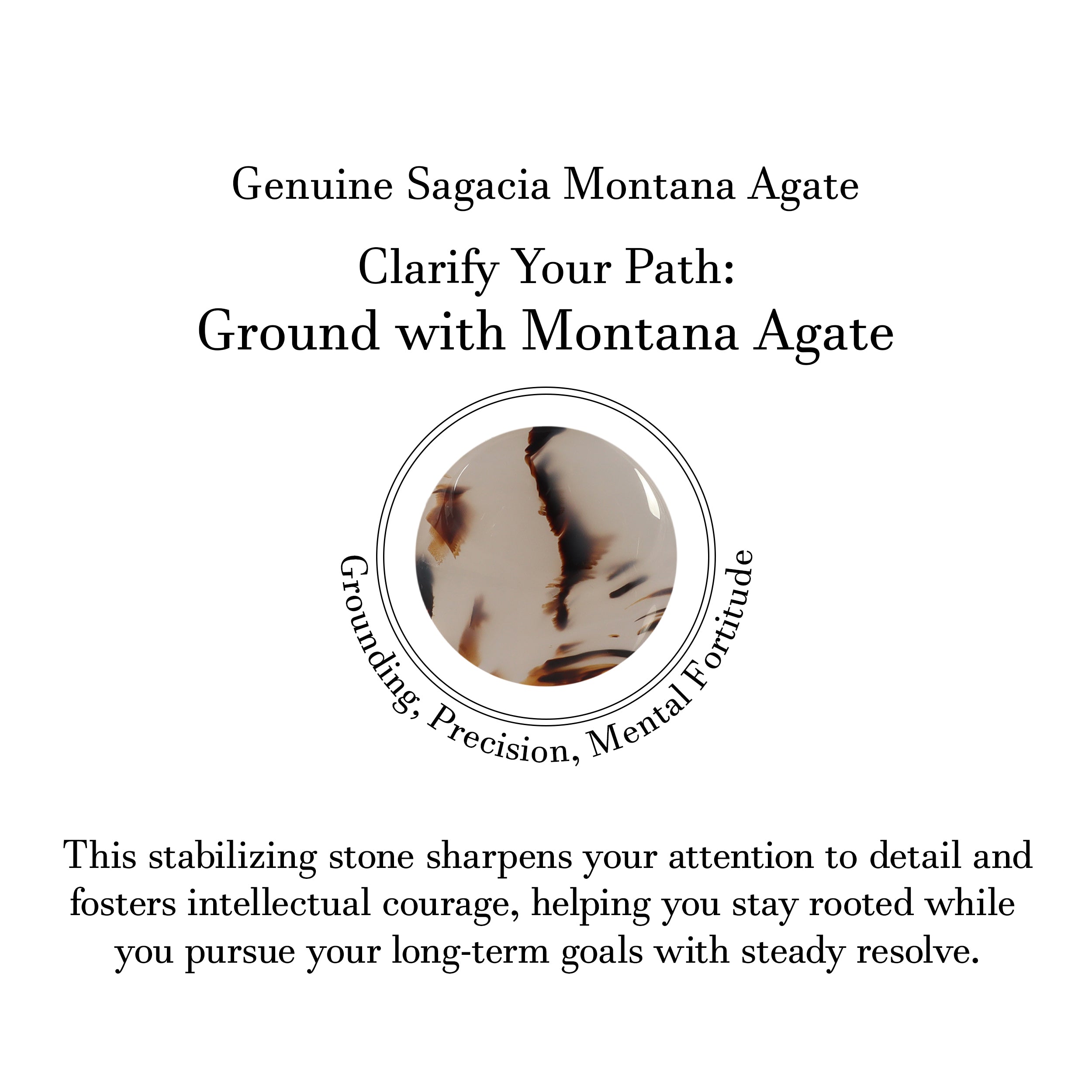 Montana Agate Ring Size 8-(MTA-R-40.)
