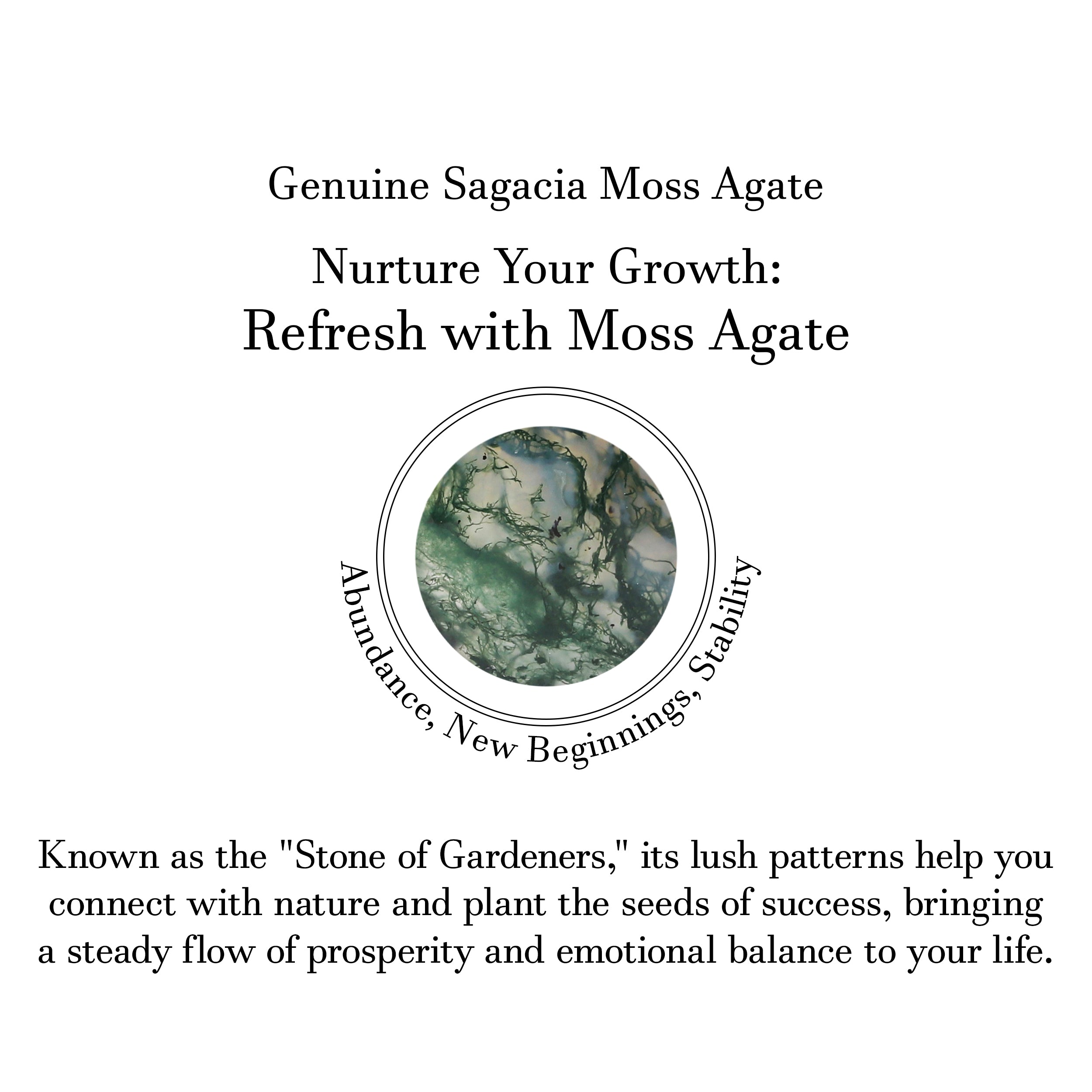 Moss Agate Pendant-(MOA-P-43.)