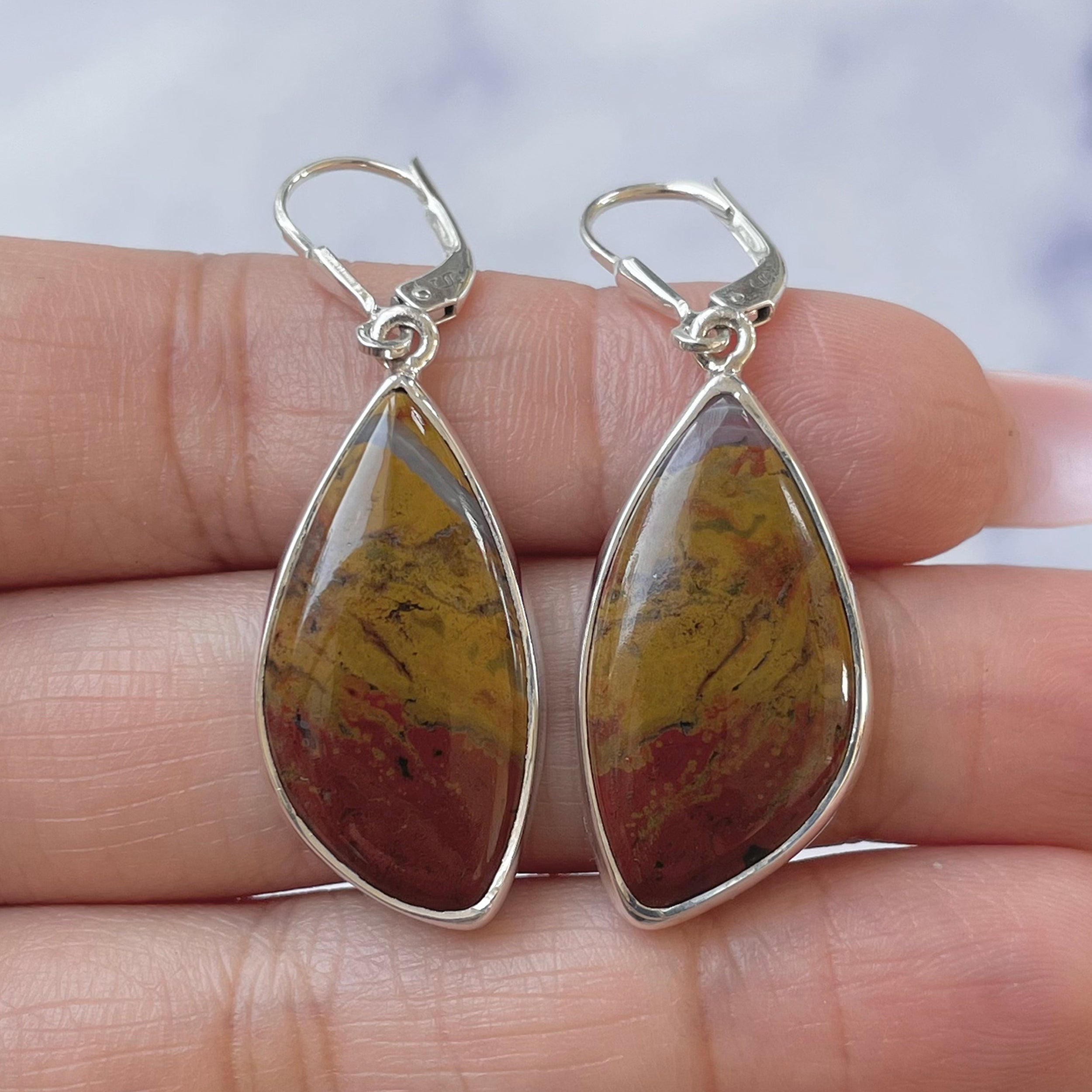 Ocean Jasper Earring-(OCJ-E-37.)