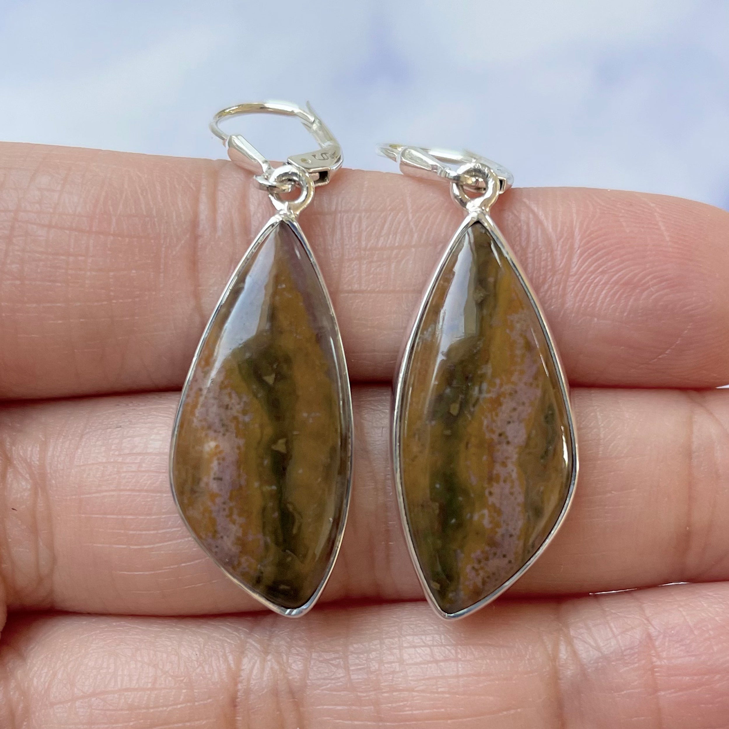 Ocean Jasper Earring-(OCJ-E-44.)