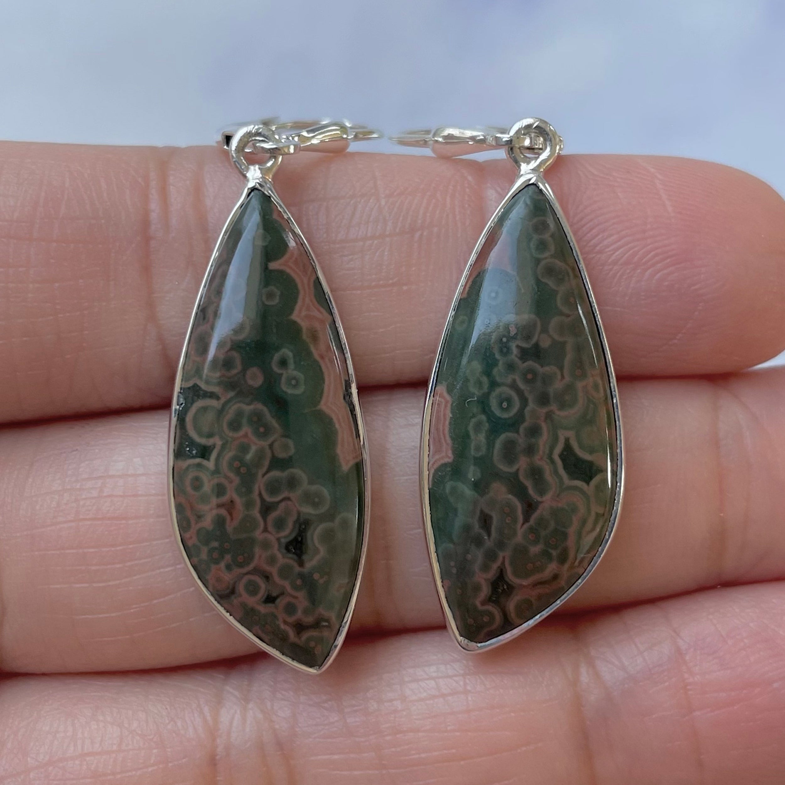 Ocean Jasper Earring-(OCJ-E-45.)