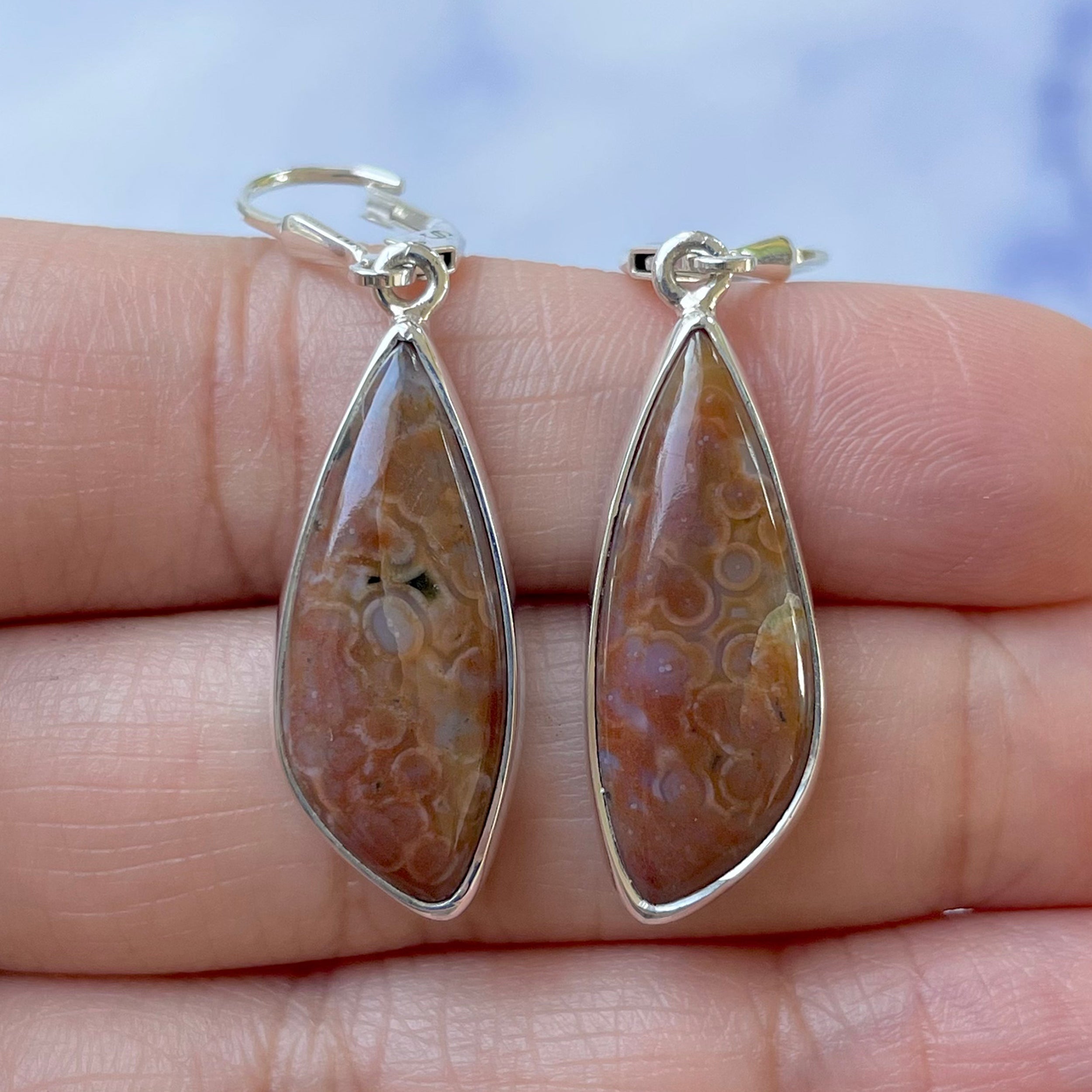 Ocean Jasper Earring-(OCJ-E-46.)