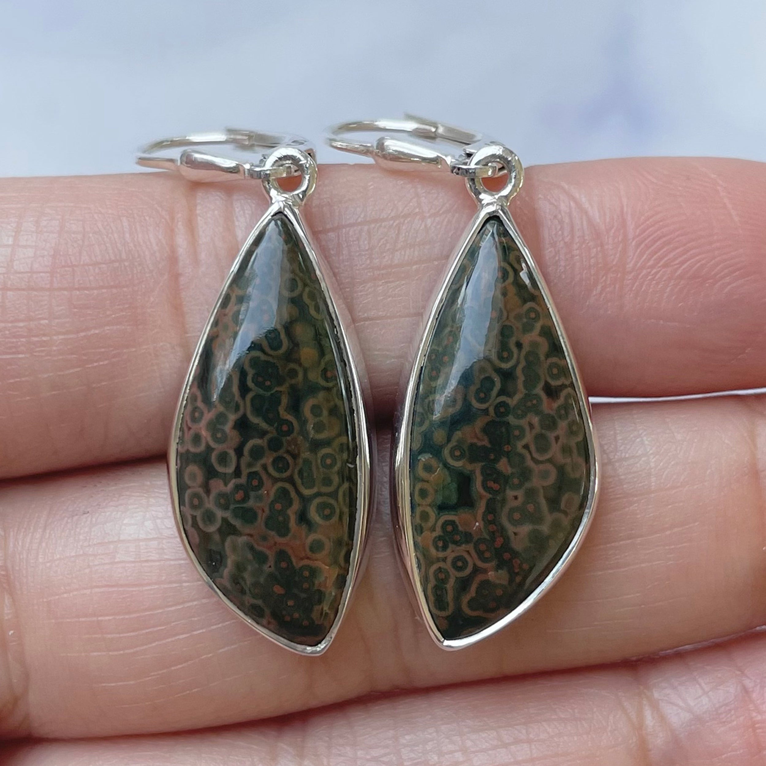 Ocean Jasper Earring-(OCJ-E-47.)