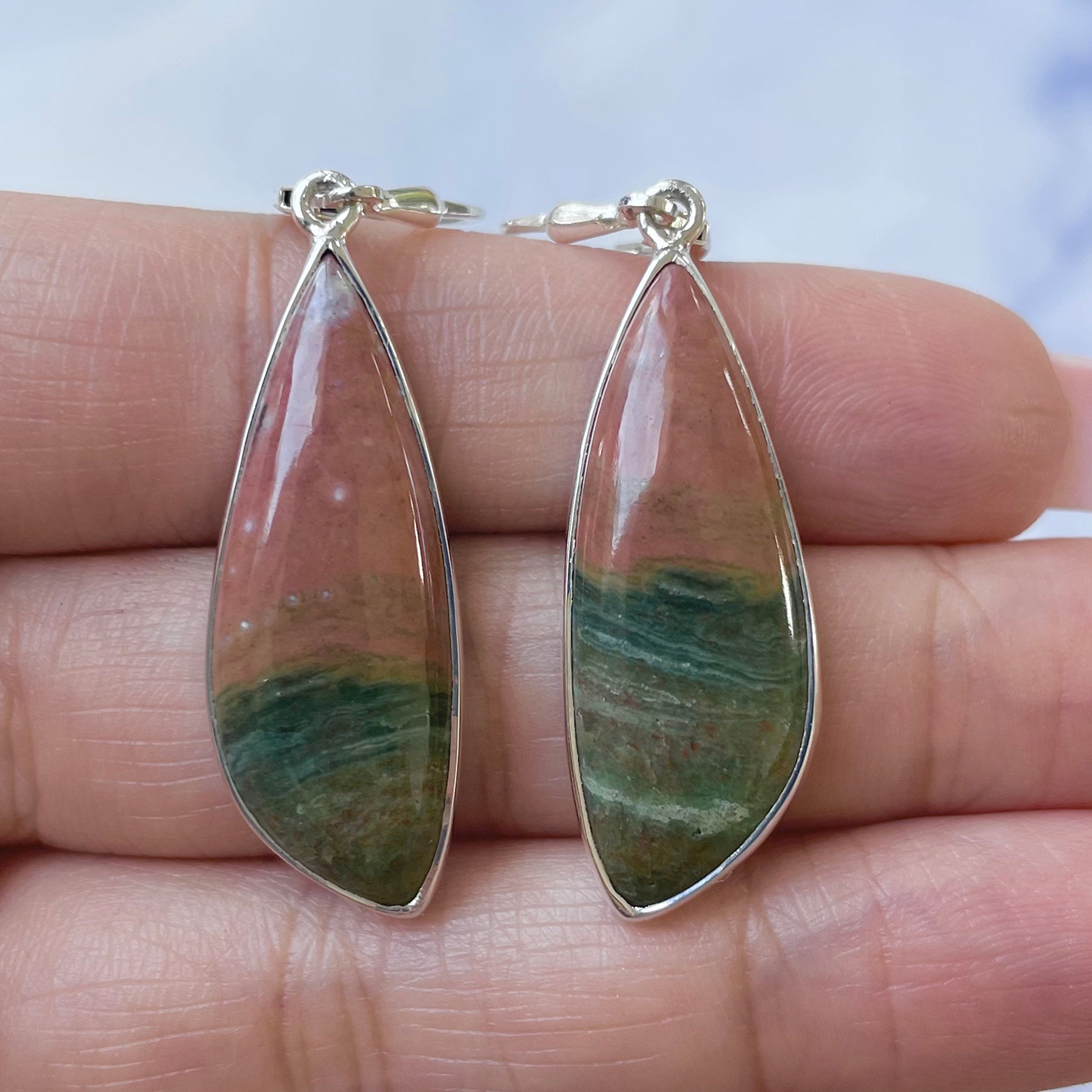 Ocean Jasper Earring-(OCJ-E-51.)