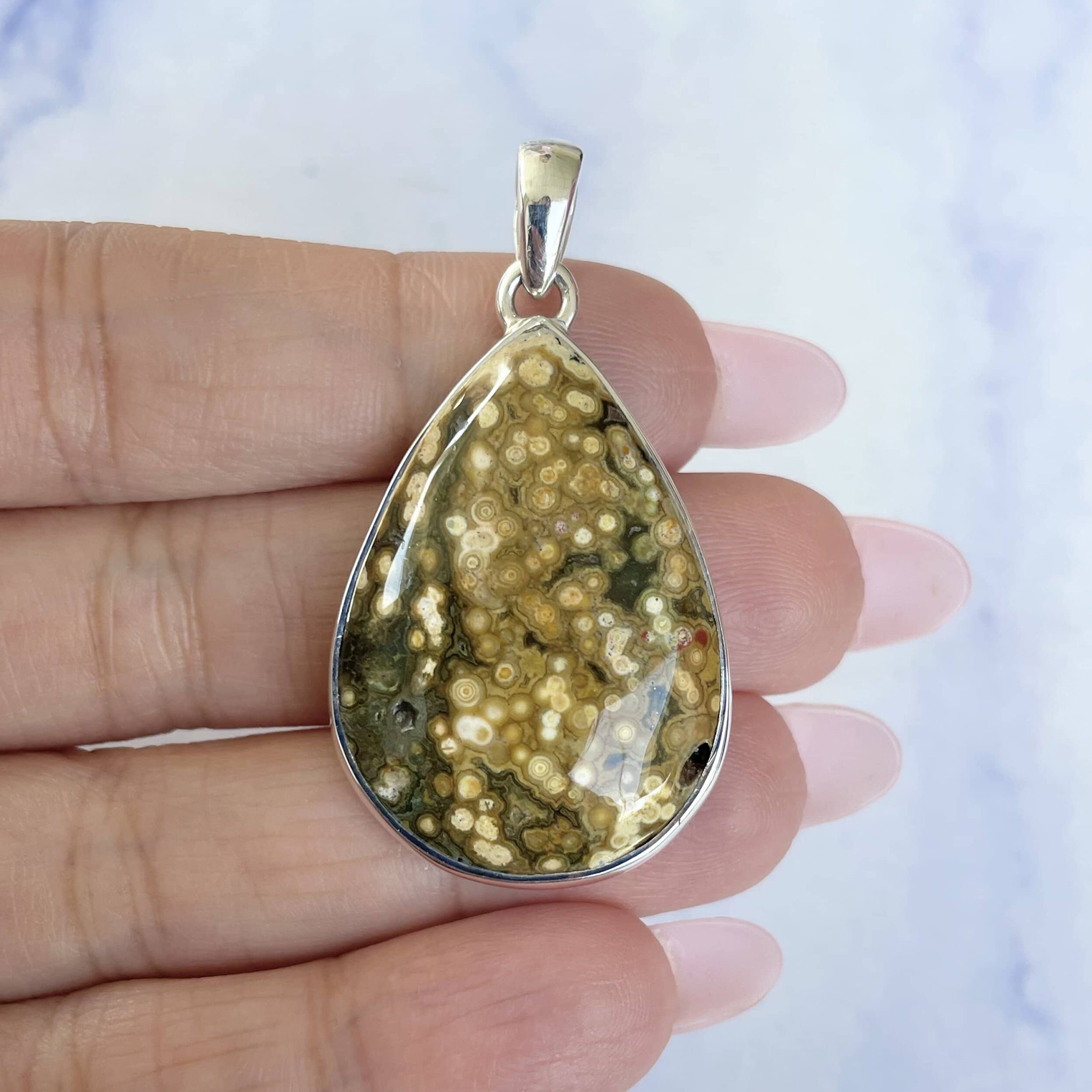 Ocean Jasper Pendant-(OCJ-P-16.)