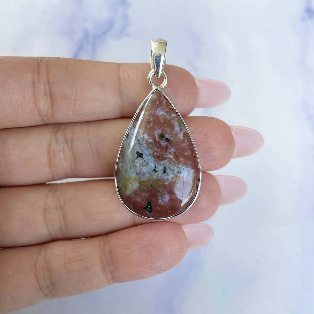 Ocean Jasper Pendant-(OCJ-P-22.)