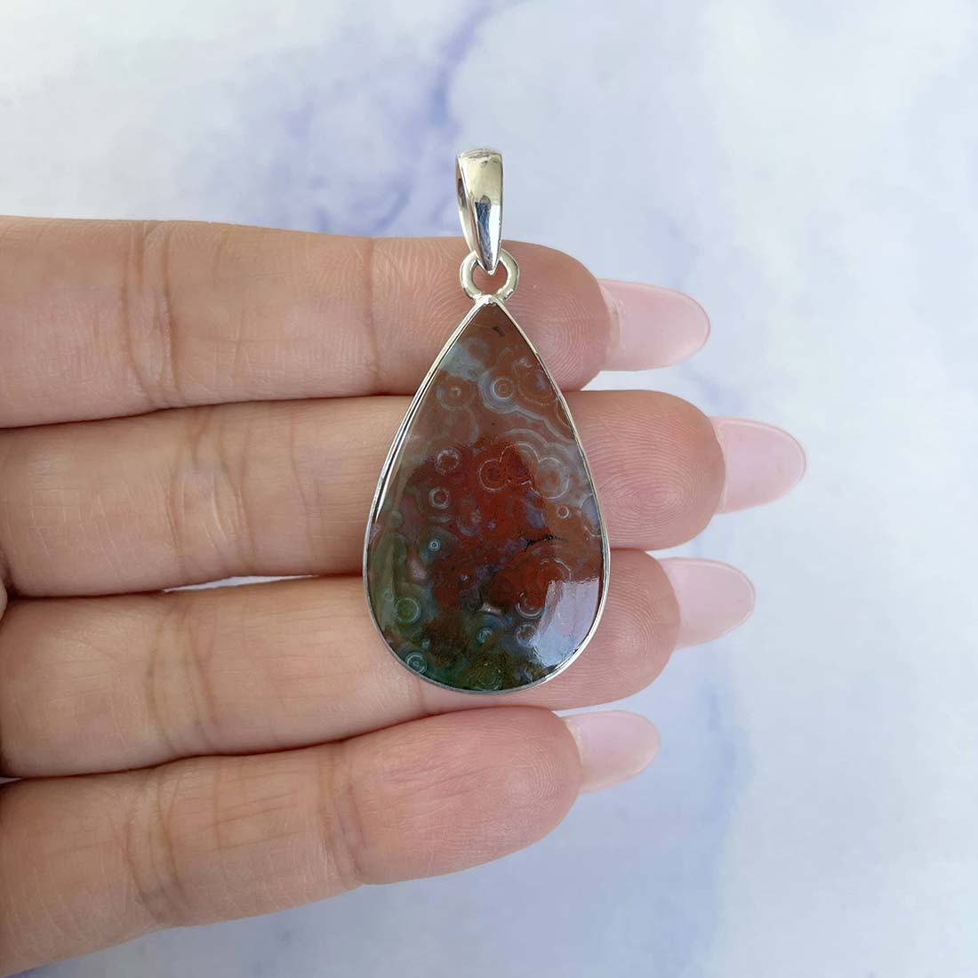 Ocean Jasper Pendant-(OCJ-P-28.)