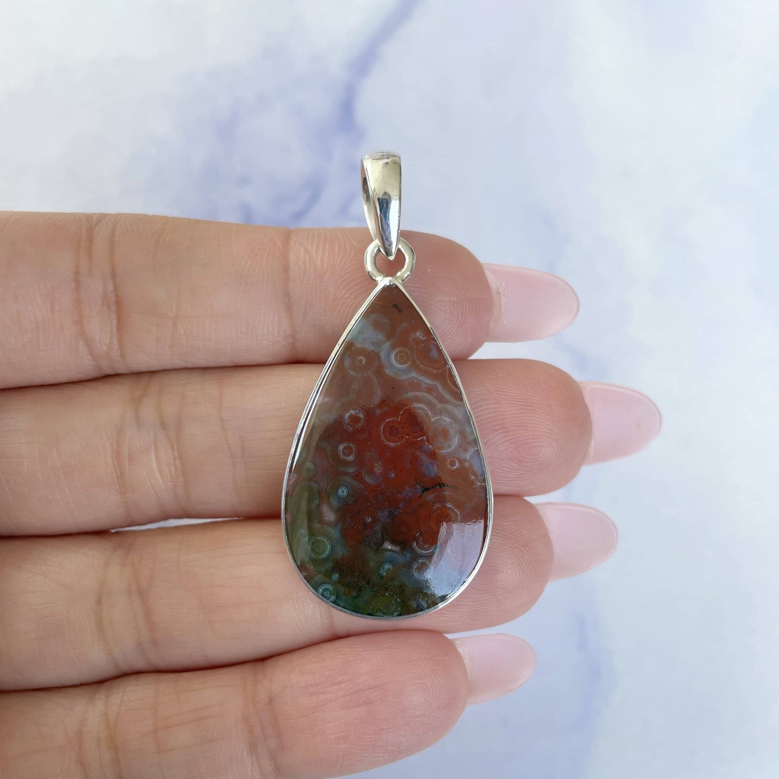 Ocean Jasper Pendant-(OCJ-P-28.)