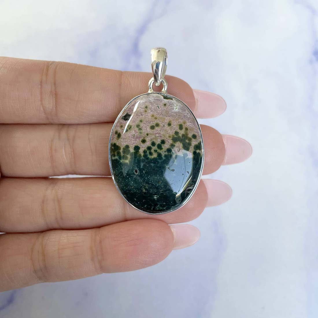 Ocean Jasper Pendant-(OCJ-P-37.)