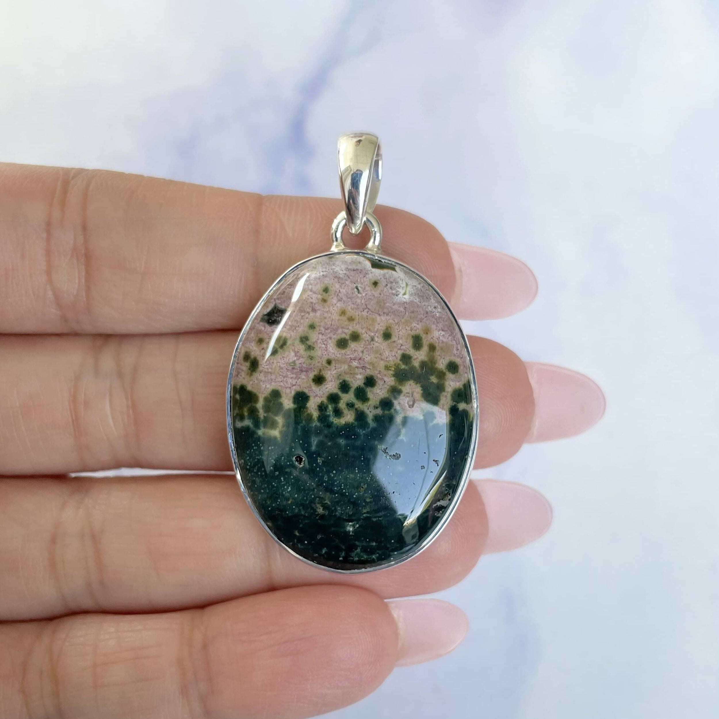 Ocean Jasper Pendant-(OCJ-P-37.)