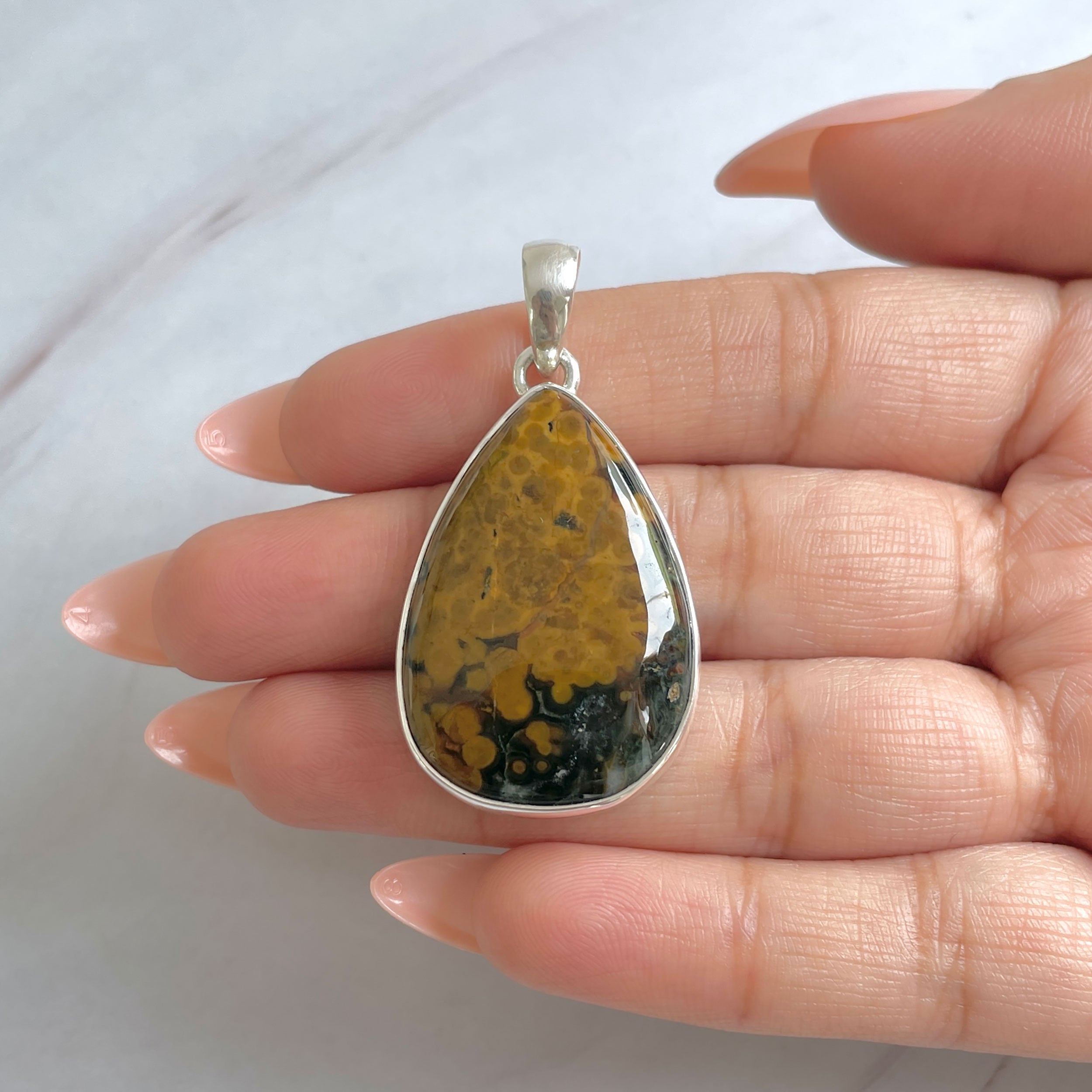 Ocean Jasper Pendant-(OCJ-P-41.)