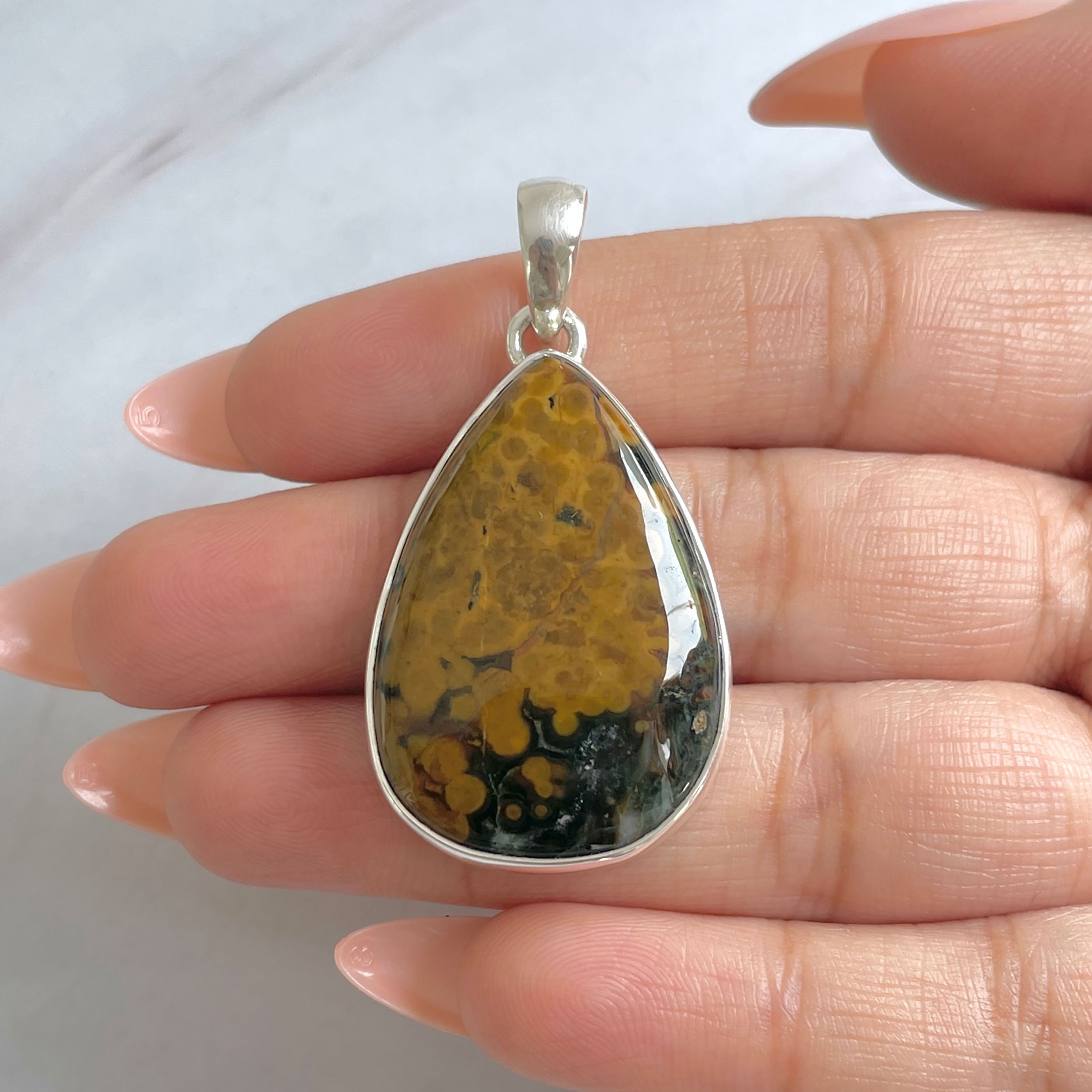 Ocean Jasper Pendant-(OCJ-P-41.)