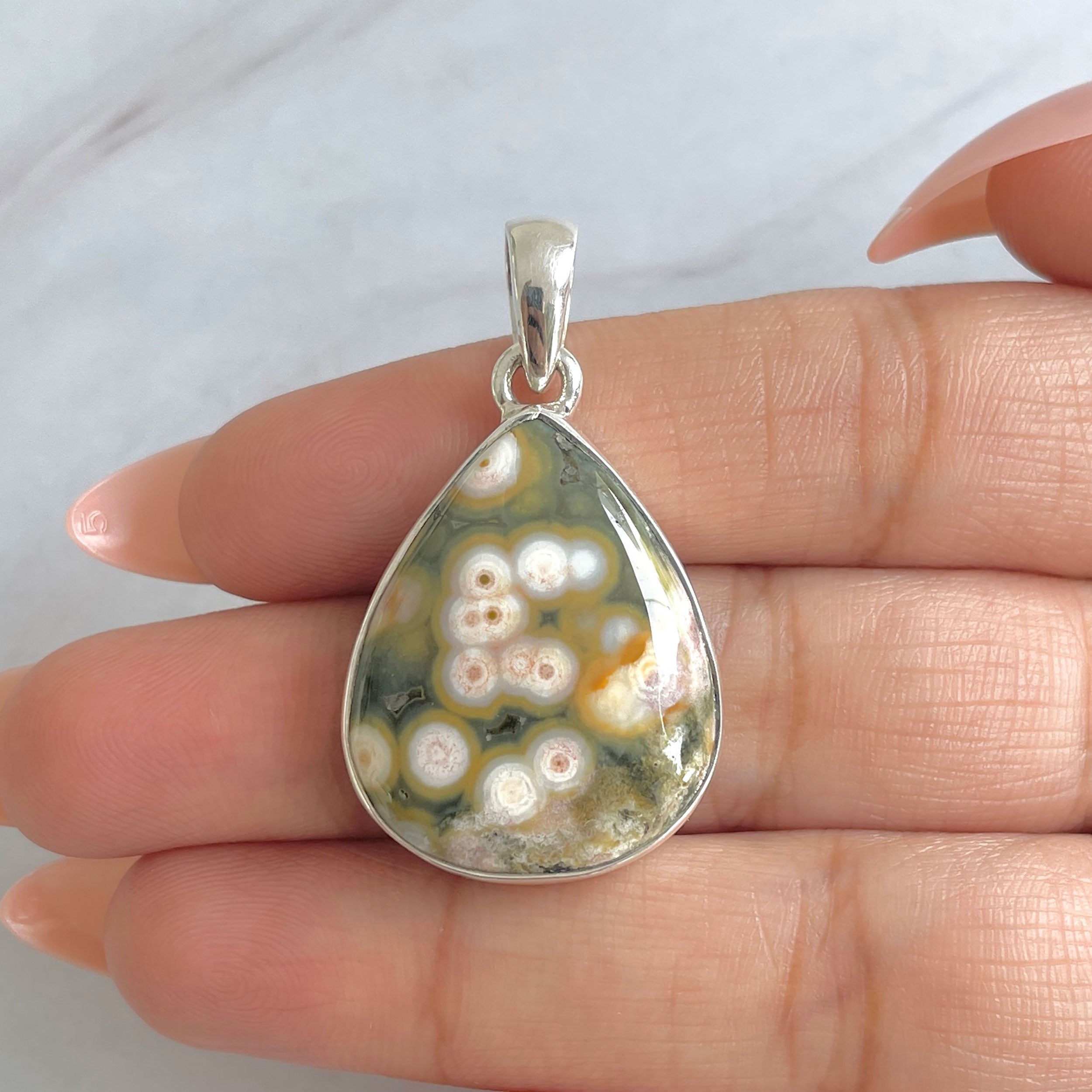 Ocean Jasper Pendant-(OCJ-P-43.)