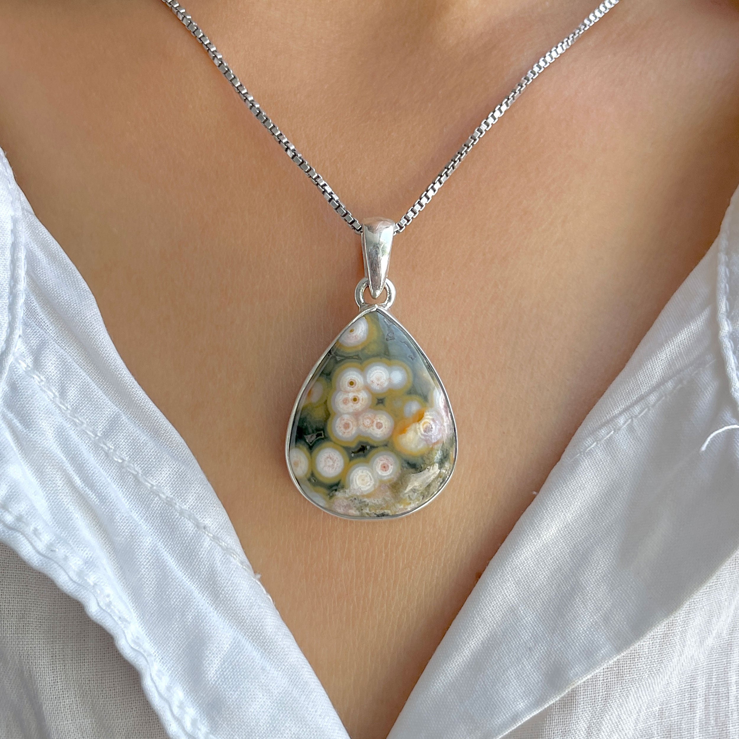 Ocean Jasper Pendant-(OCJ-P-43.)