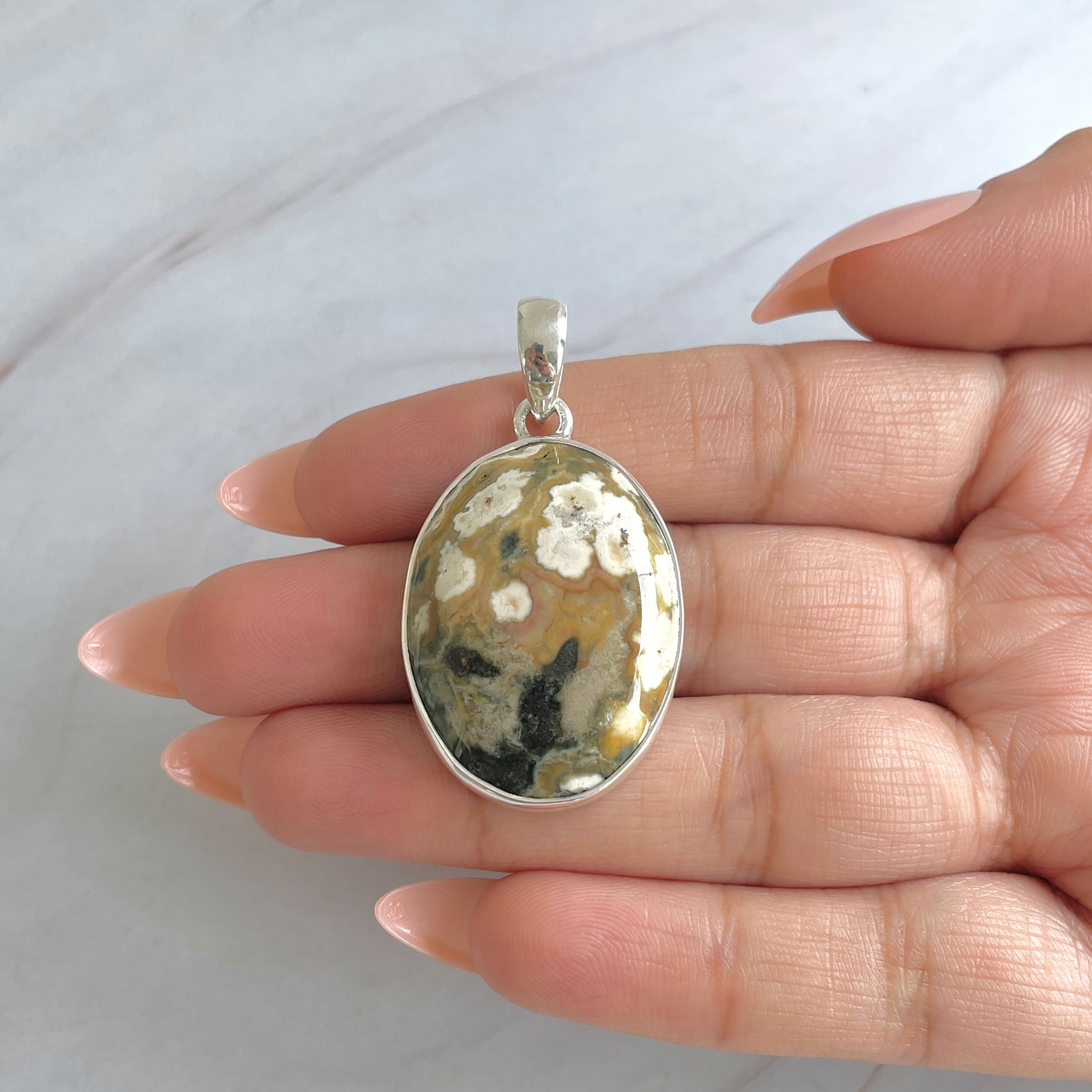 Ocean Jasper Pendant-(OCJ-P-44.)