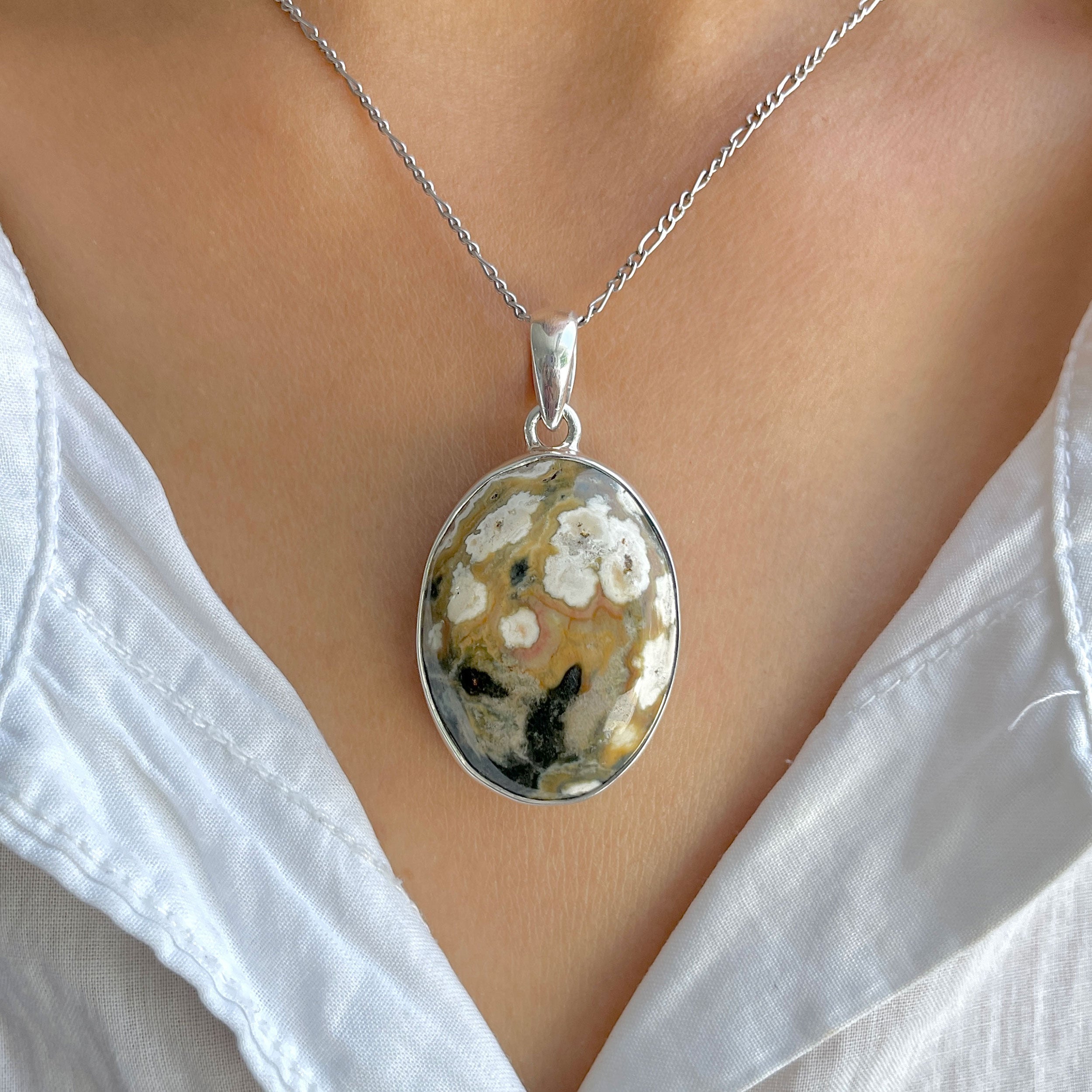 Ocean Jasper Pendant-(OCJ-P-44.)