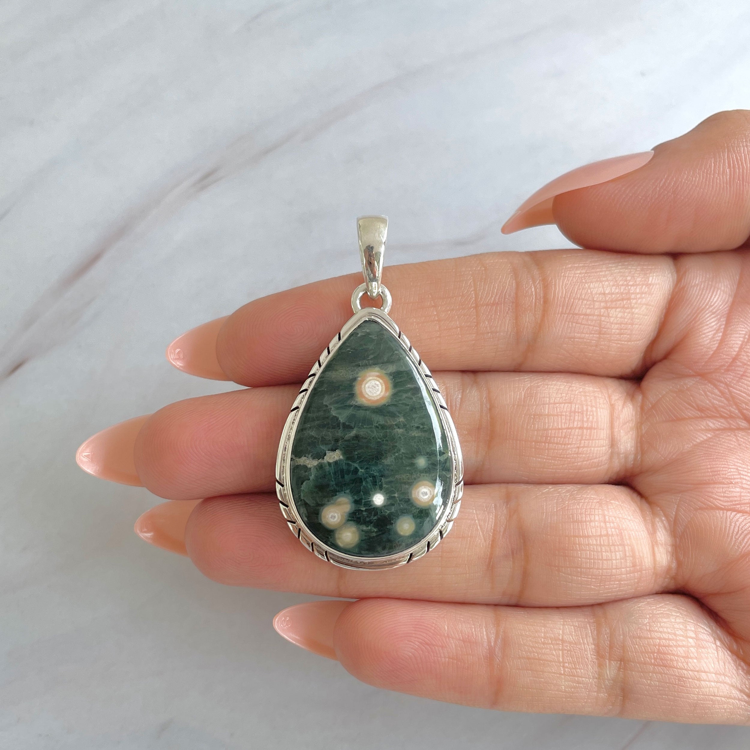 Ocean Jasper Pendant-(OCJ-P-46.)