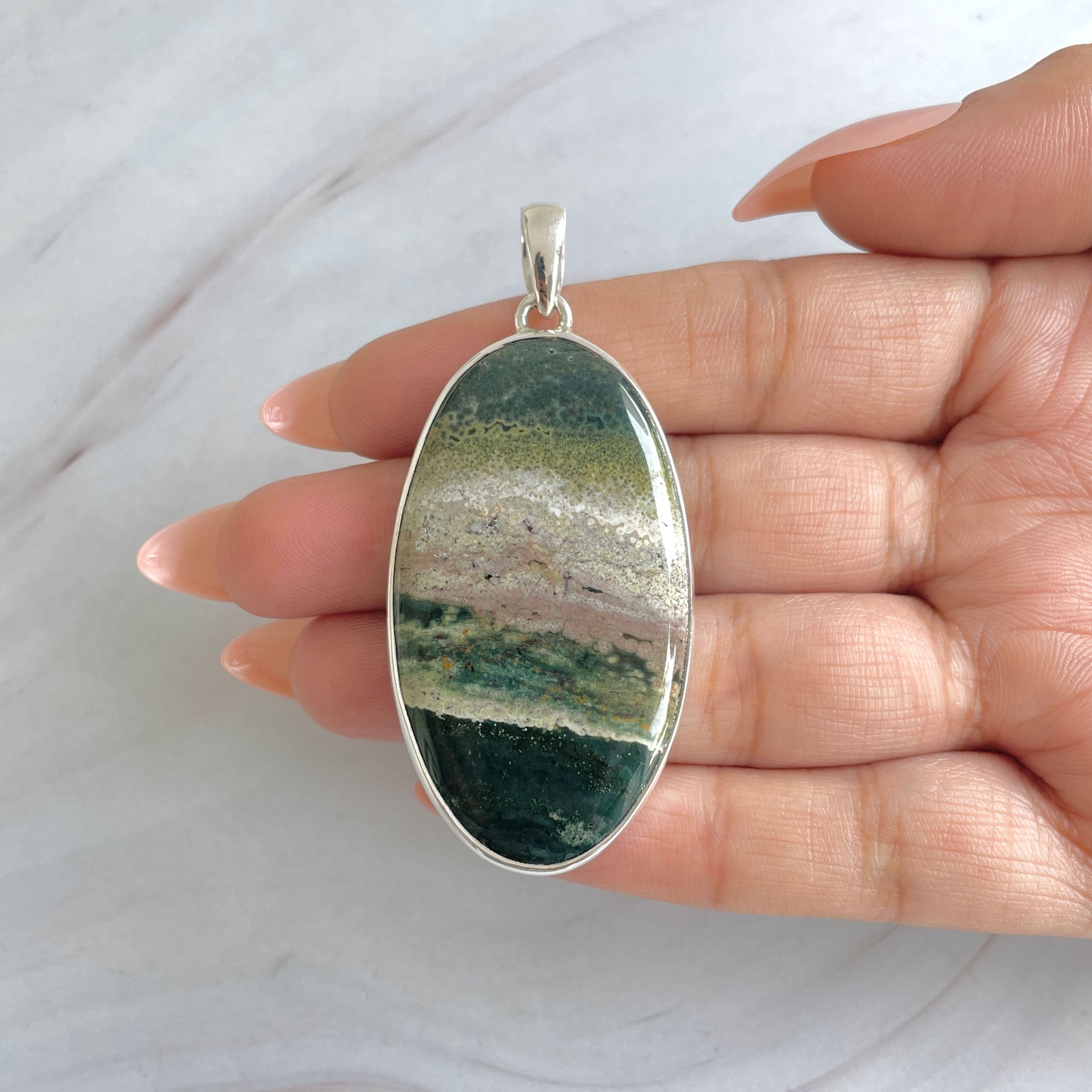 Ocean Jasper Pendant-(OCJ-P-47.)