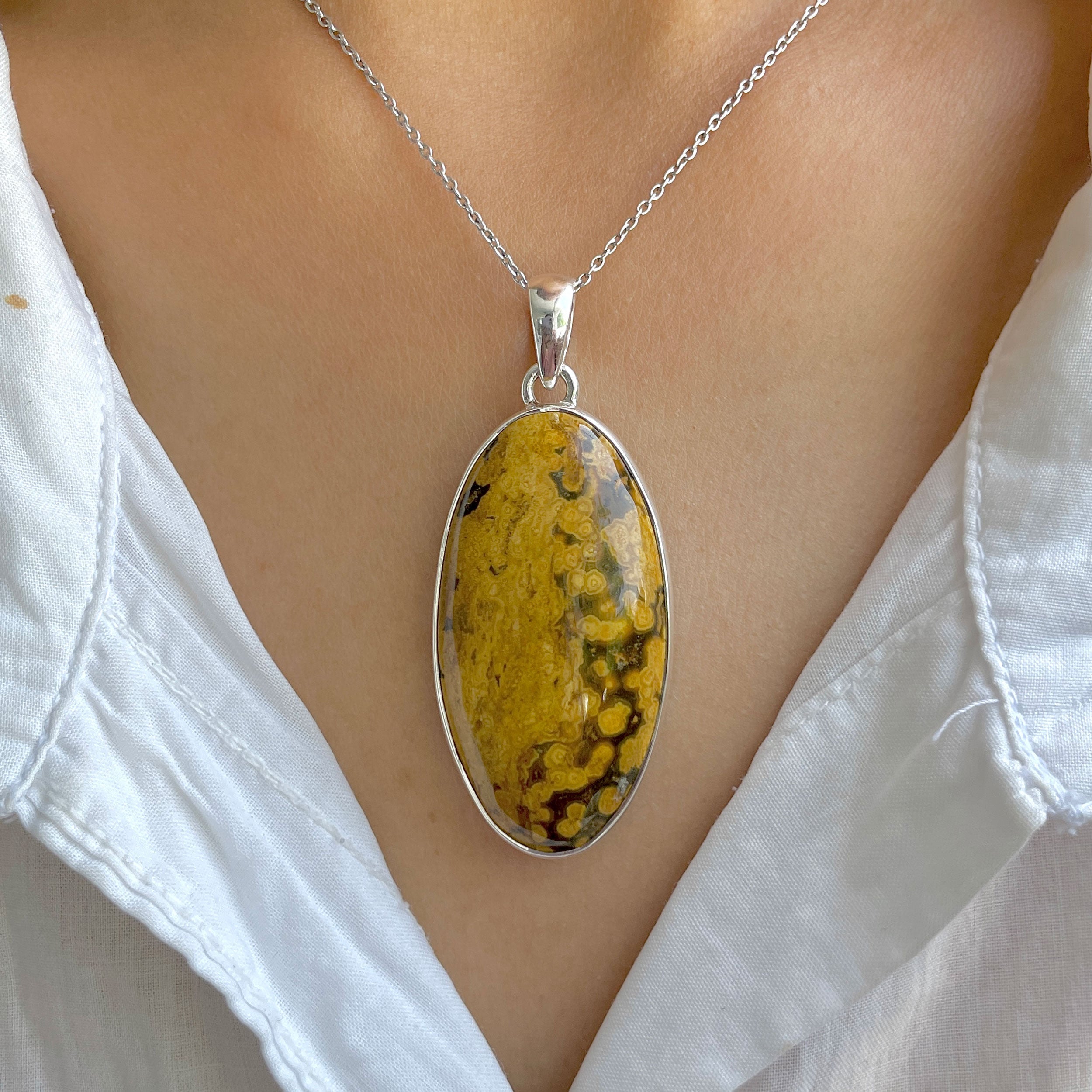 Ocean Jasper Pendant-(OCJ-P-48.)