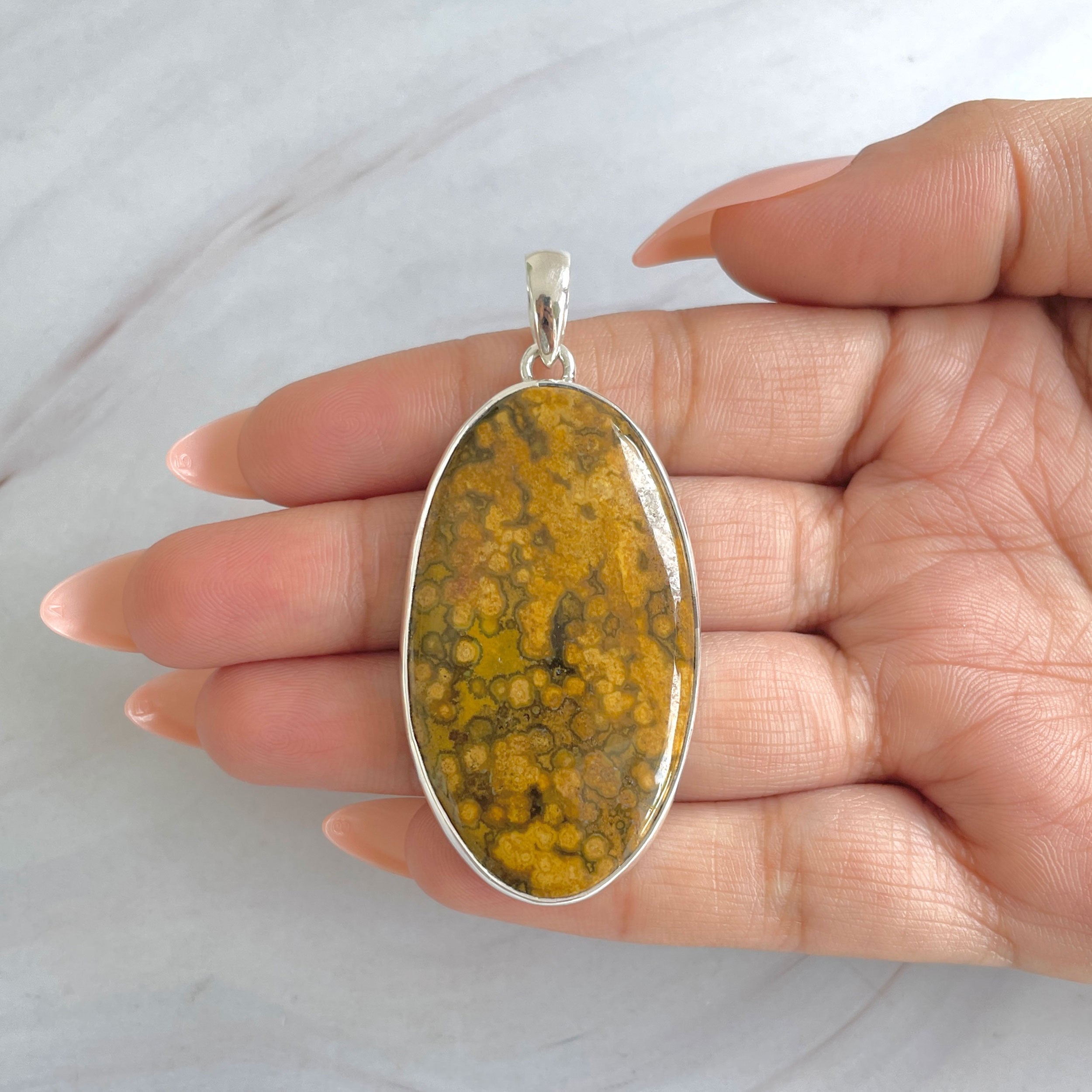 Ocean Jasper Pendant-(OCJ-P-49.)