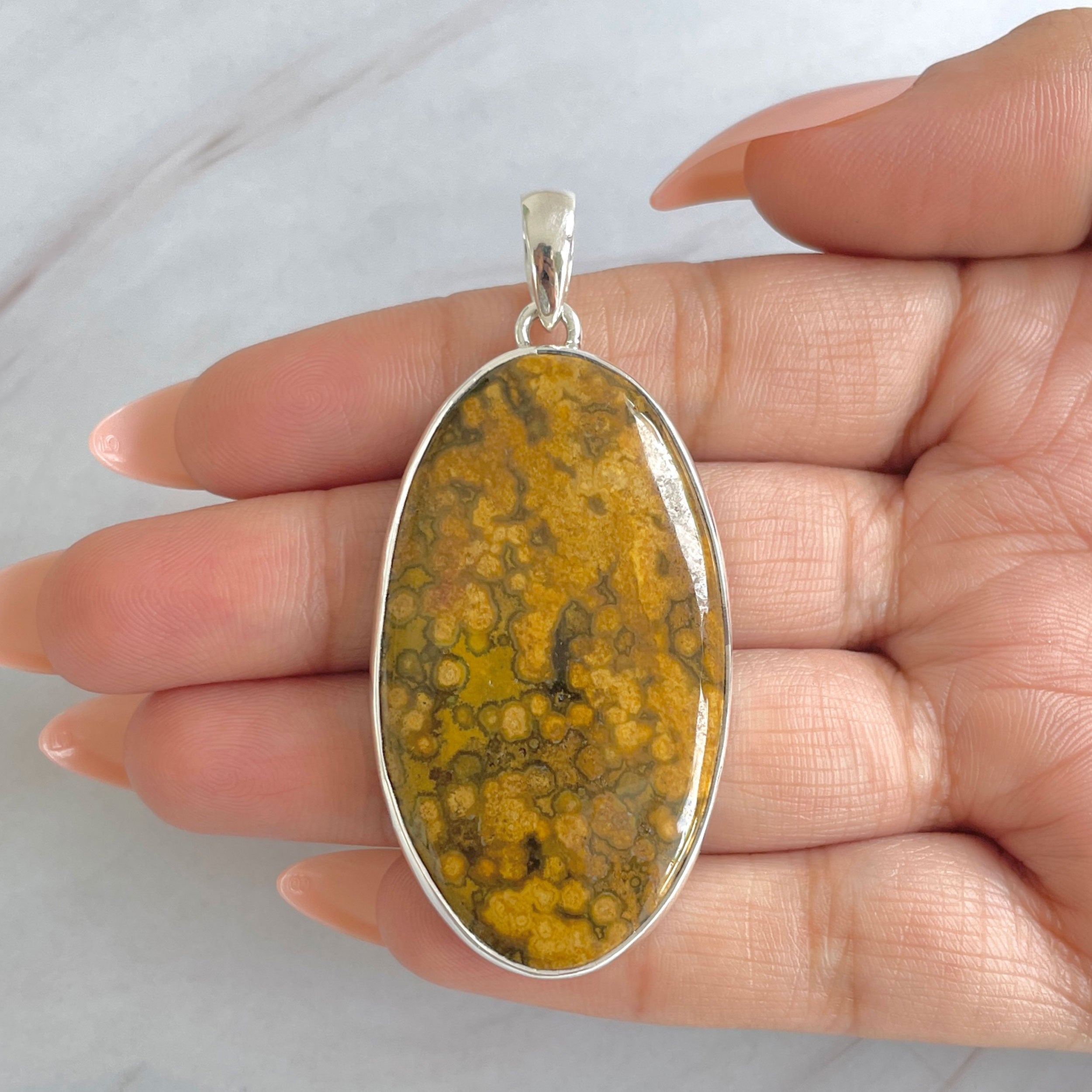 Ocean Jasper Pendant-(OCJ-P-49.)