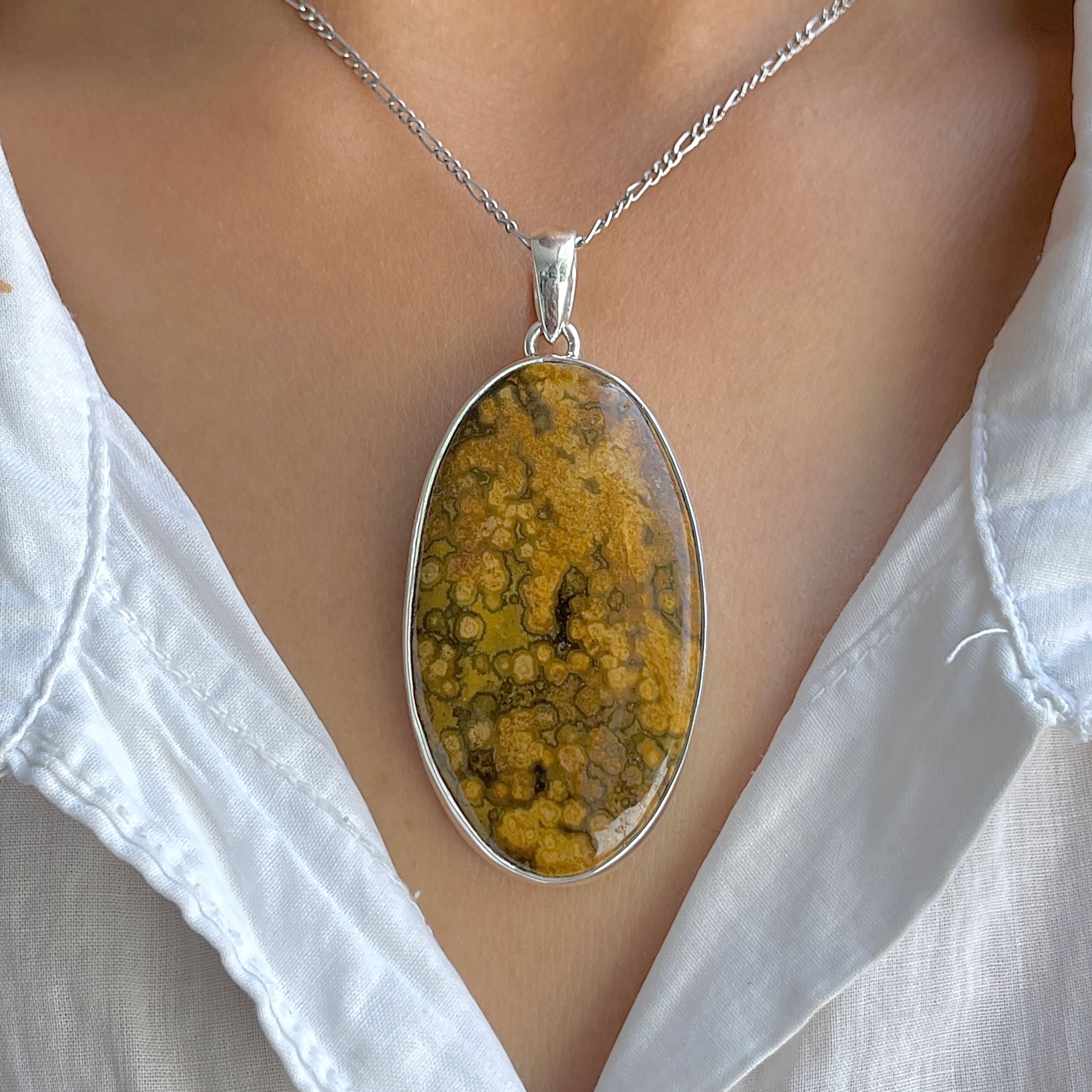 Ocean Jasper Pendant-(OCJ-P-49.)