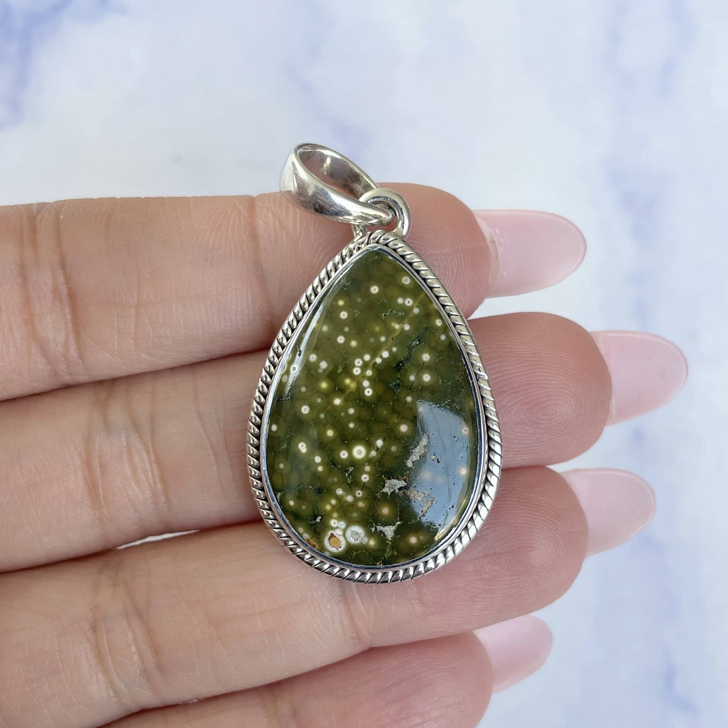 Ocean Jasper Pendant-(OCJ-P-5.)