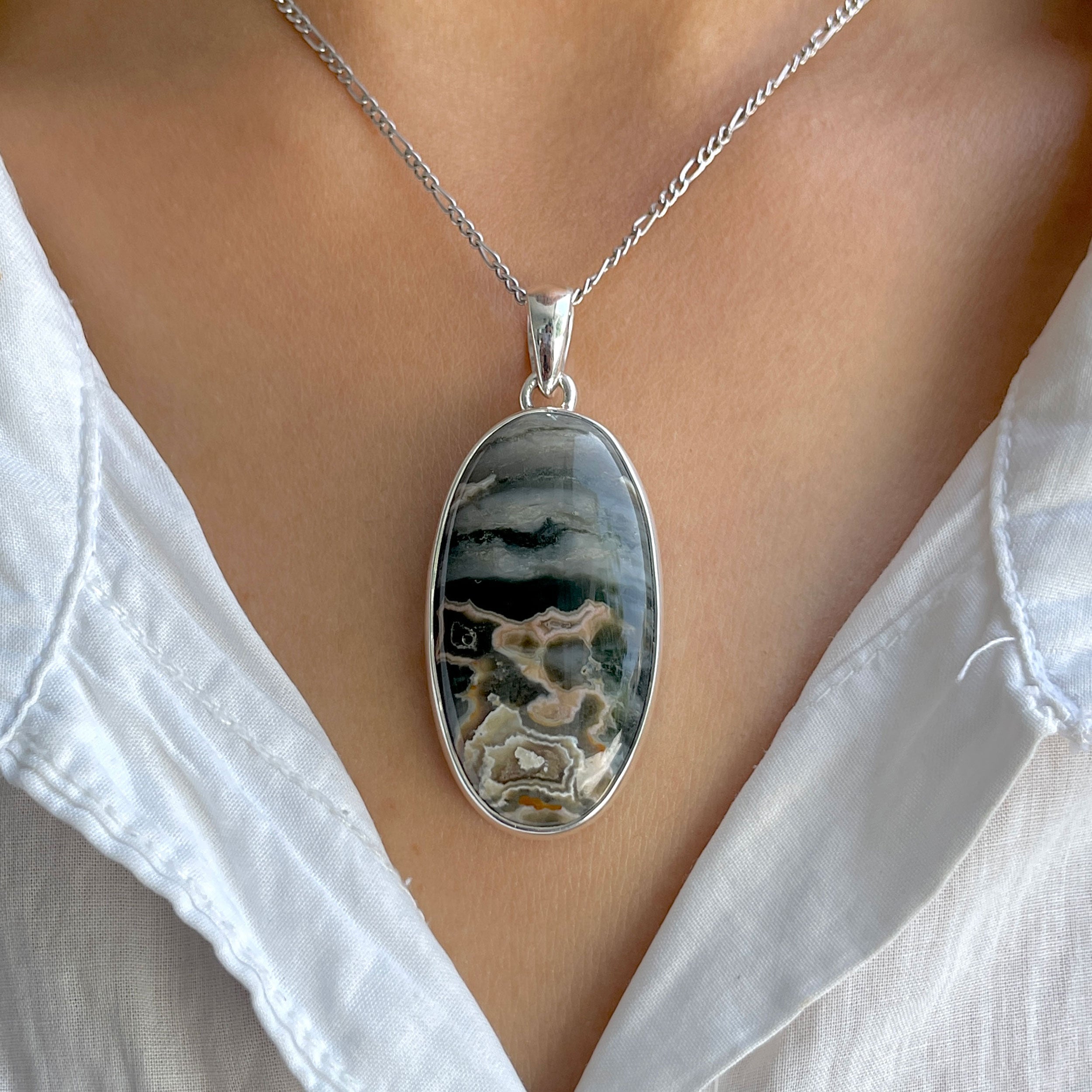 Ocean Jasper Pendant-(OCJ-P-50.)