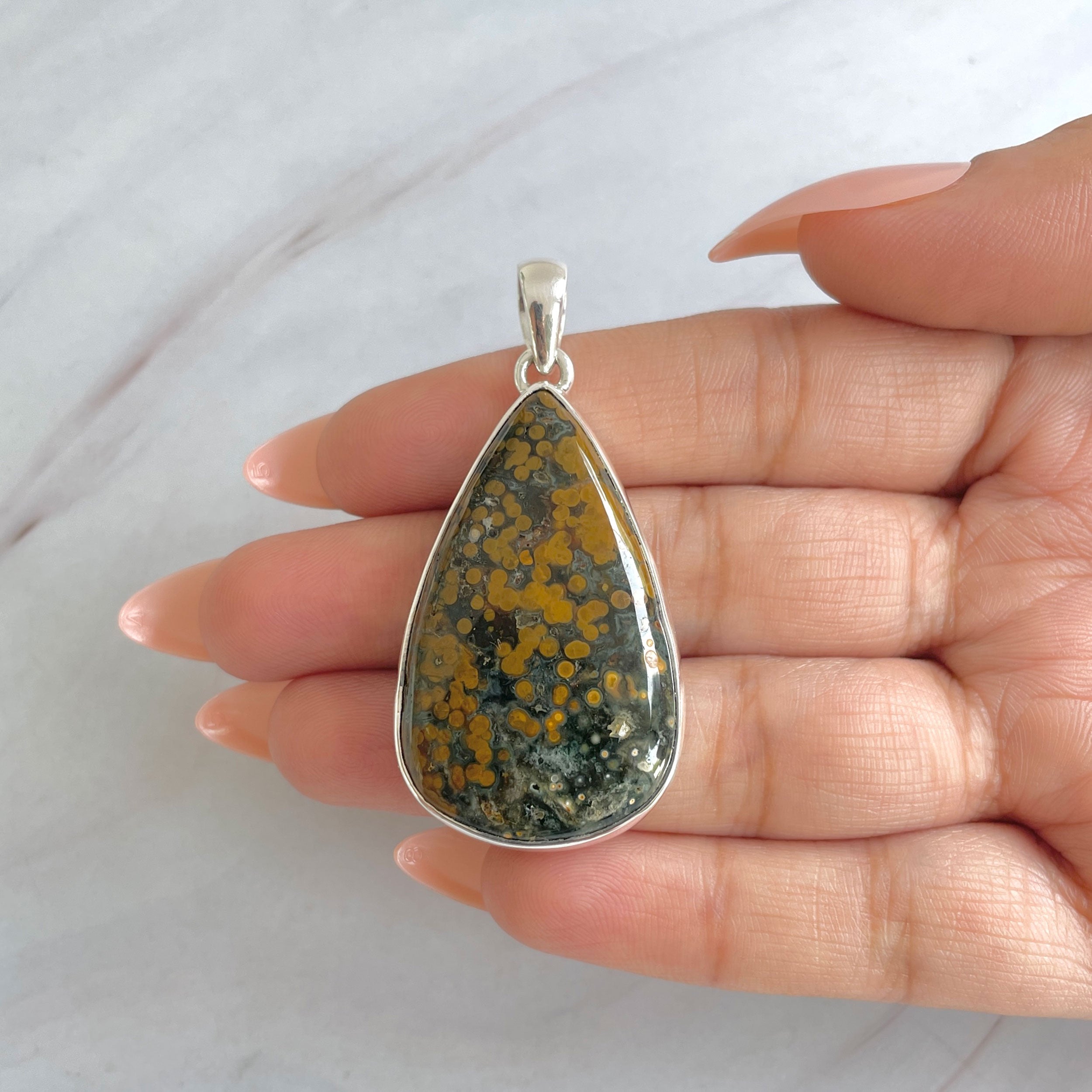 Ocean Jasper Pendant-(OCJ-P-51.)