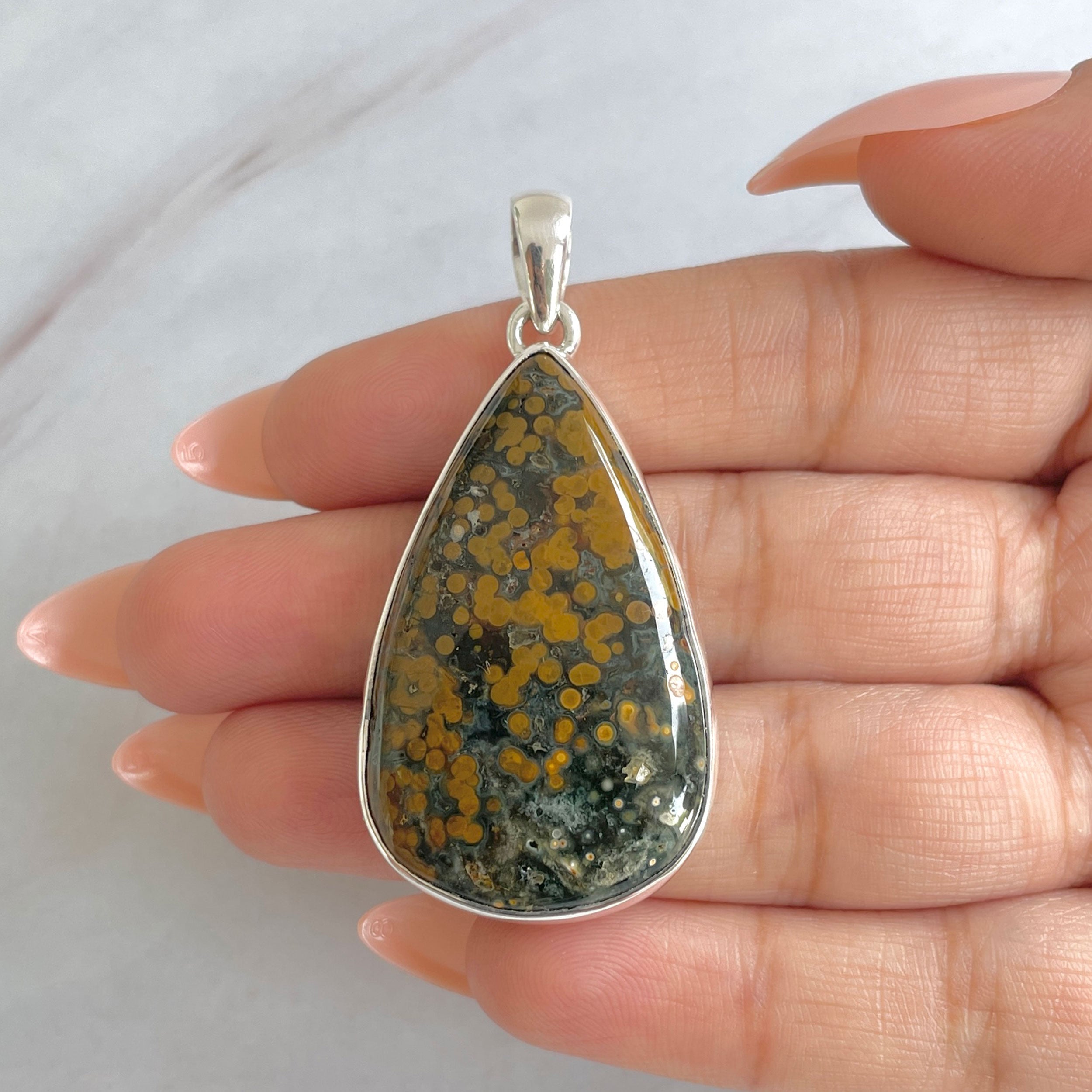 Ocean Jasper Pendant-(OCJ-P-51.)