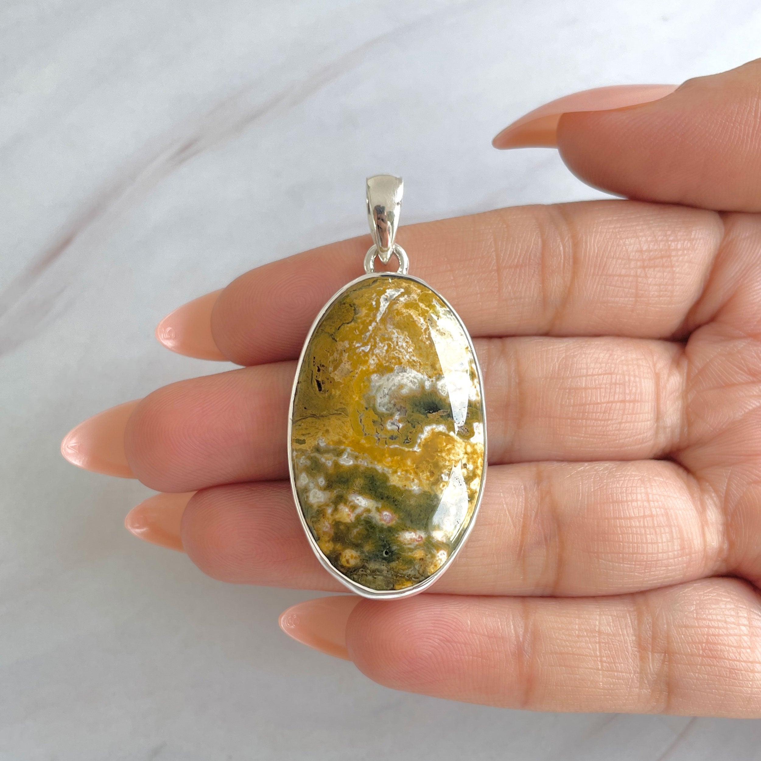 Ocean Jasper Pendant-(OCJ-P-52.)