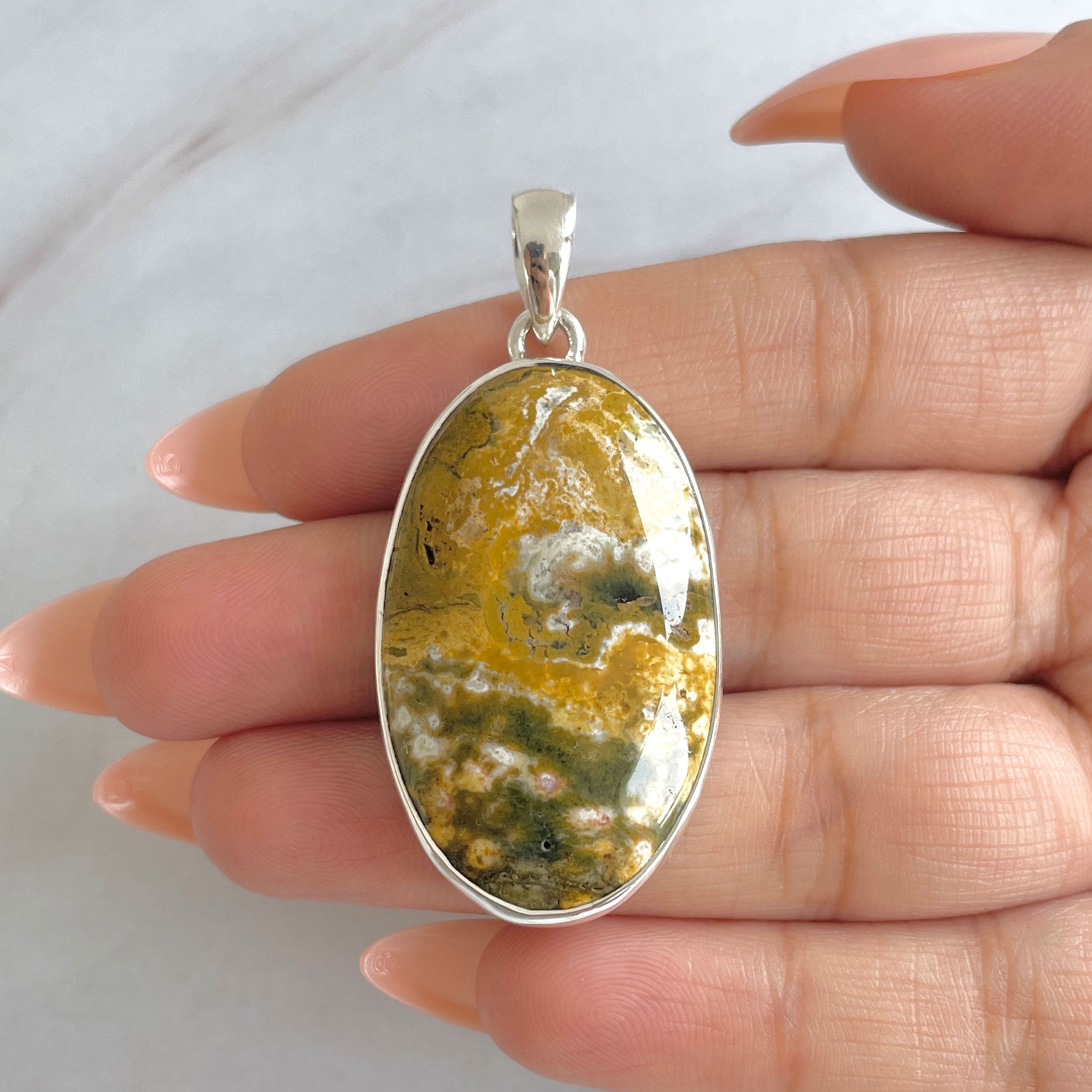 Ocean Jasper Pendant-(OCJ-P-52.)