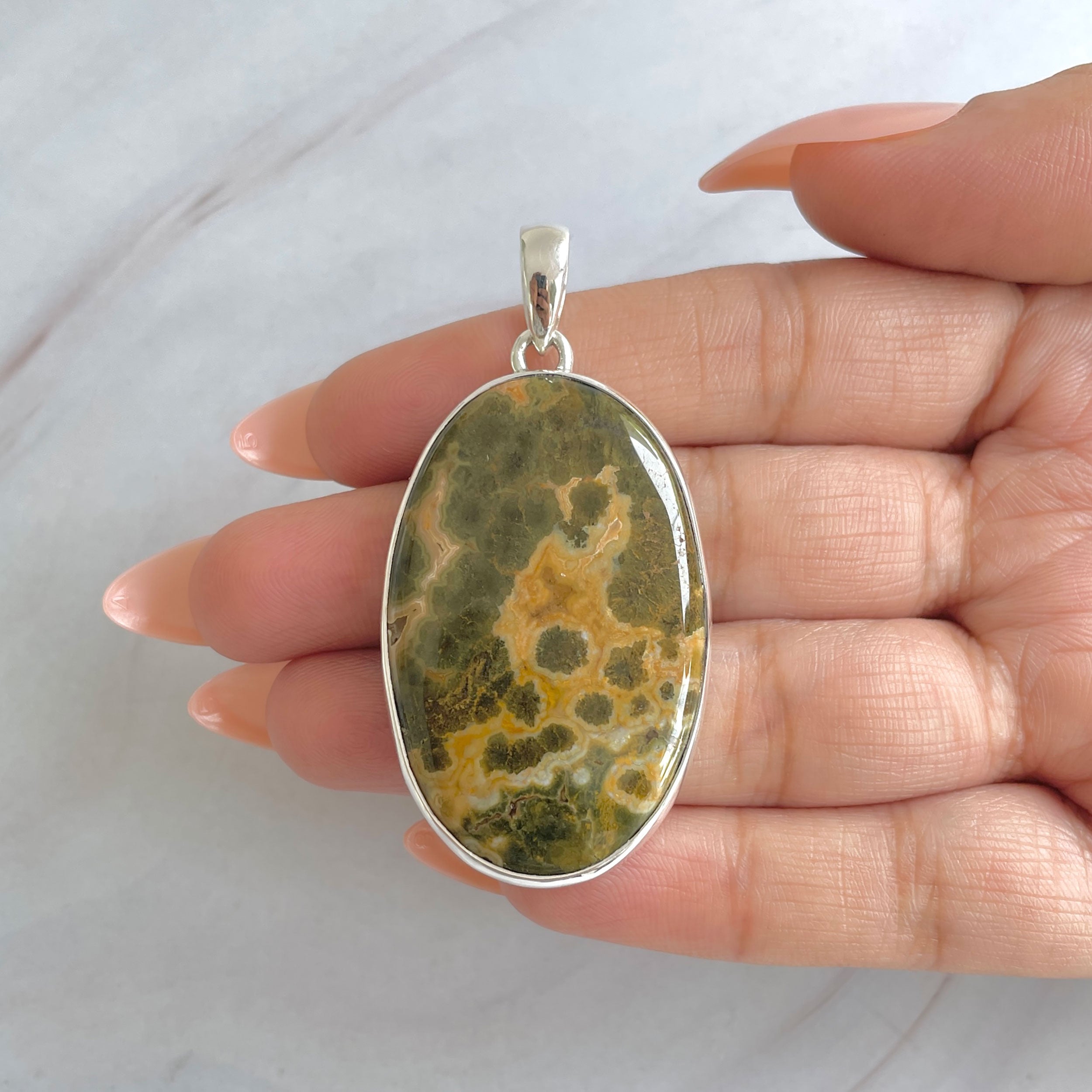 Ocean Jasper Pendant-(OCJ-P-53.)